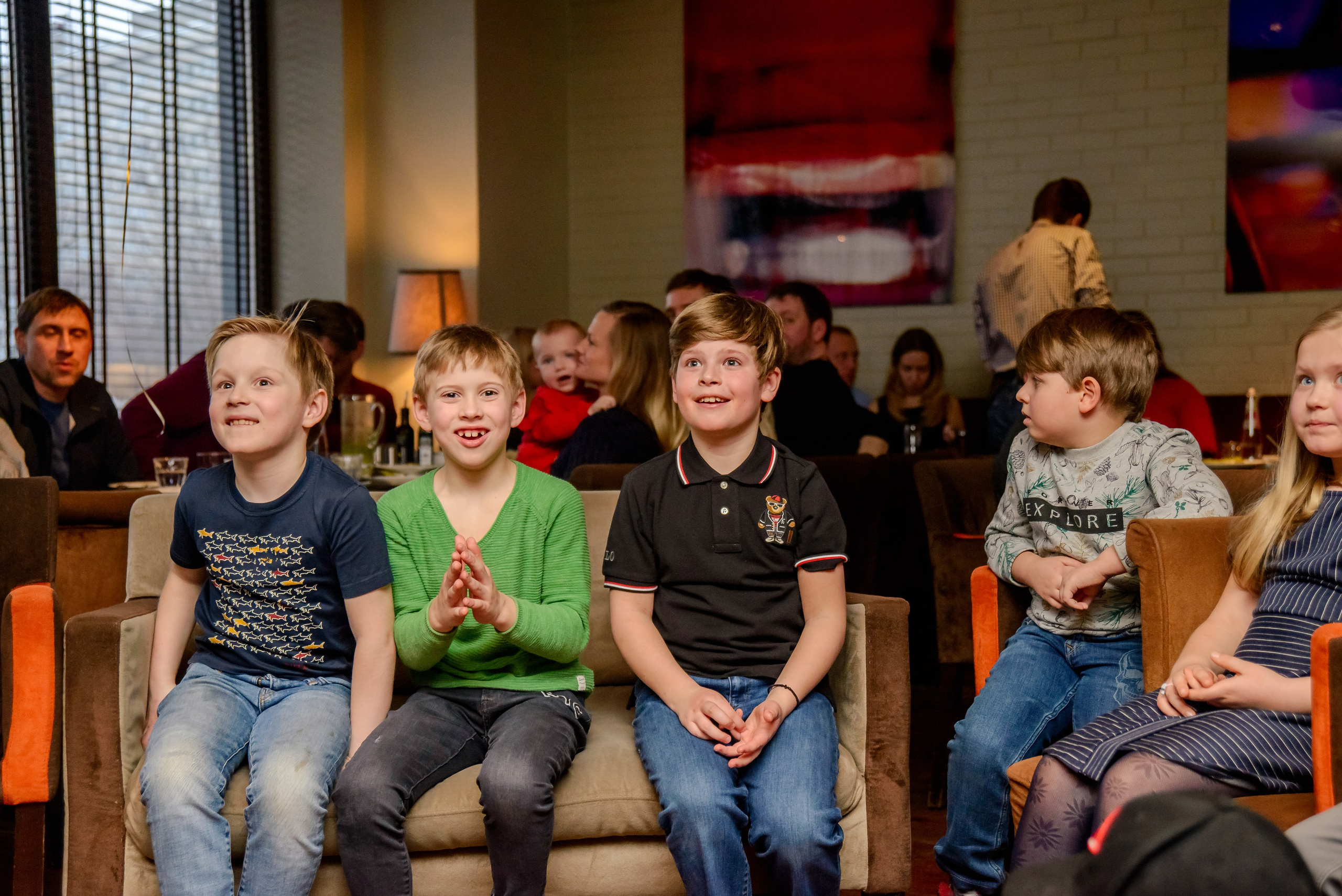 Детский день рождения в ресторане