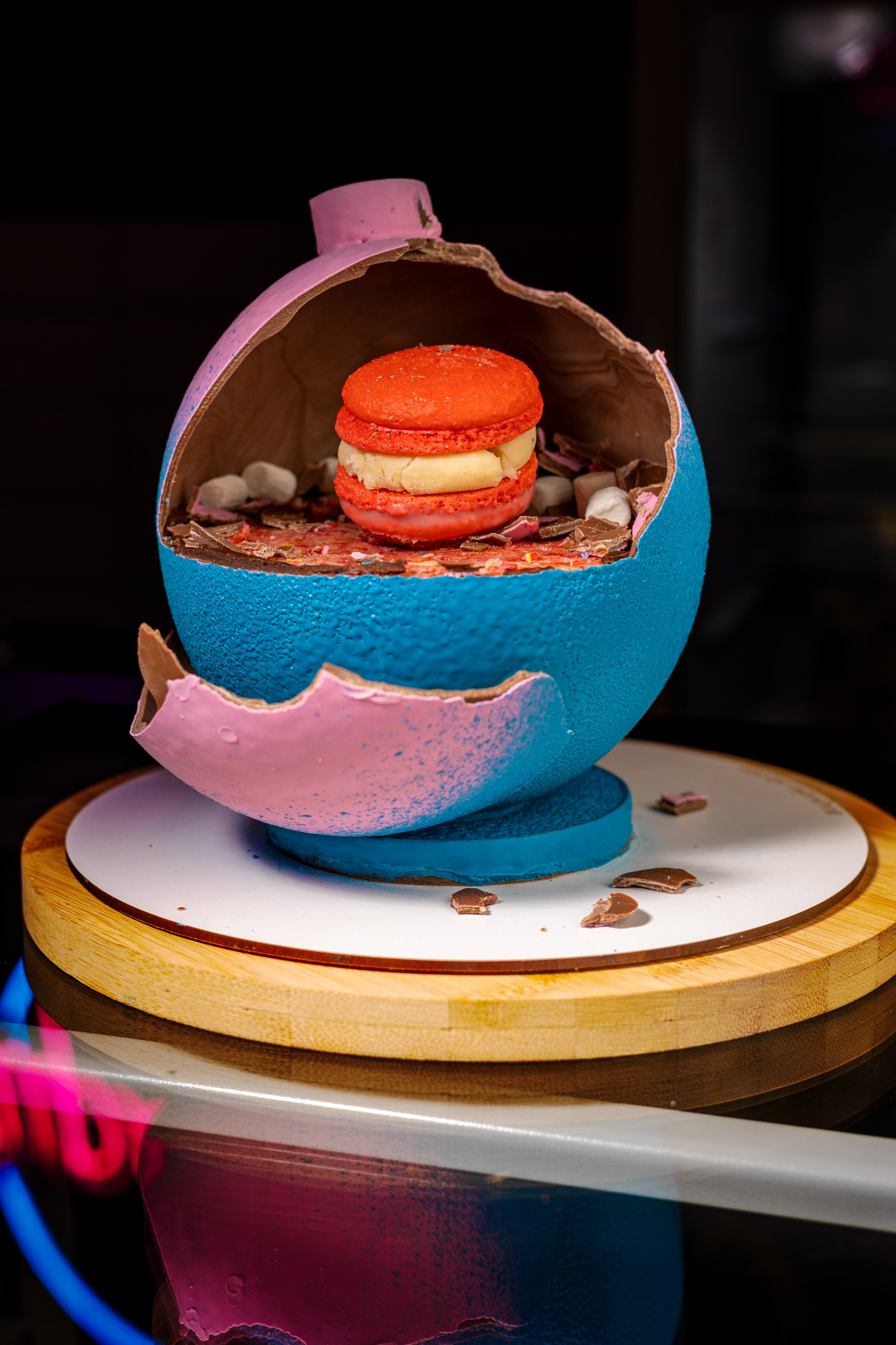 Фотографии есть сердце для Гендерные вечеринки с макаруном снутри