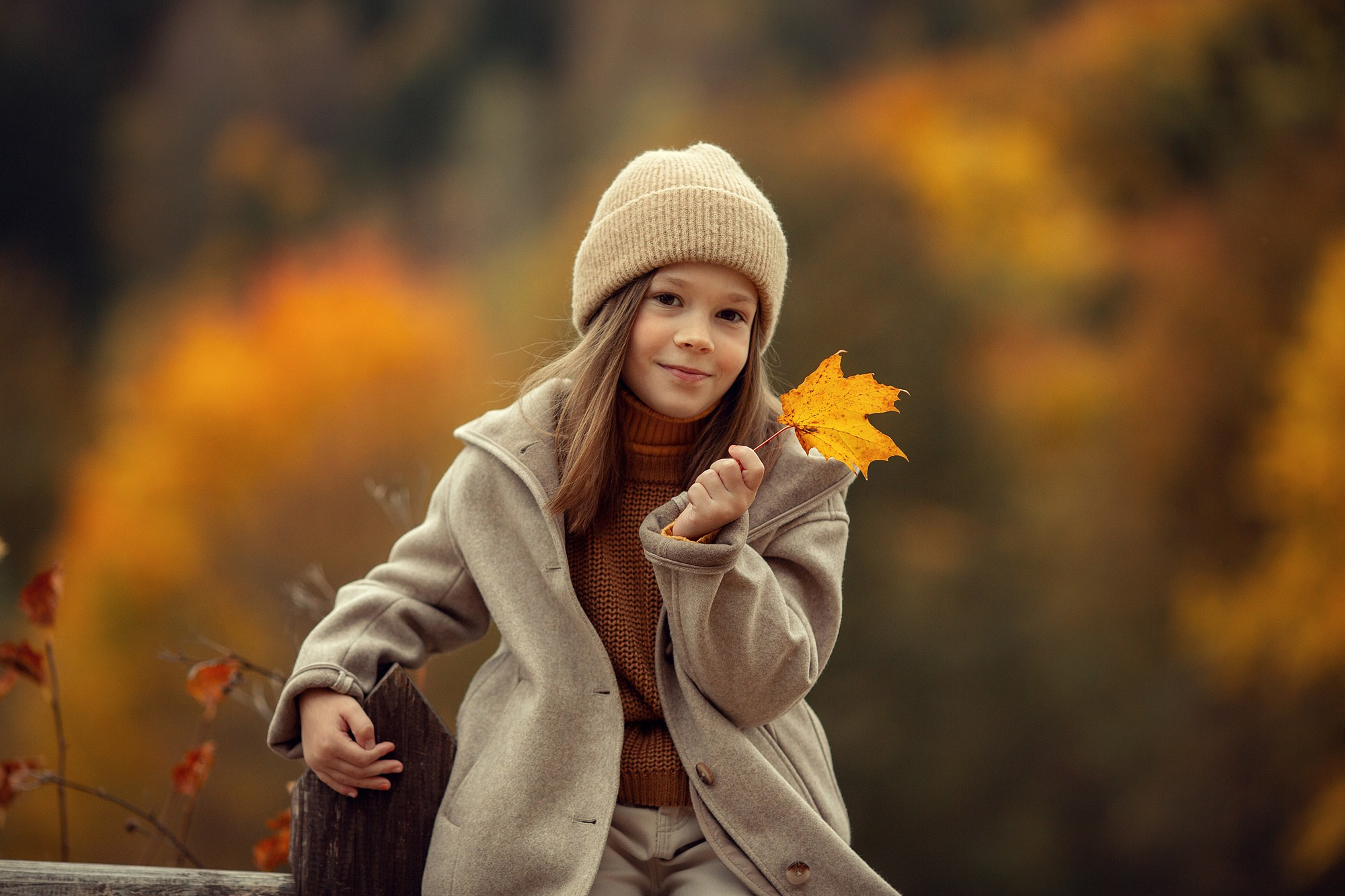 Фотосессия большой семьи в красивейших осенних пейзажах. Семейный фотограф Татьяна Надеждина | Москва, Московская область, Ярославль