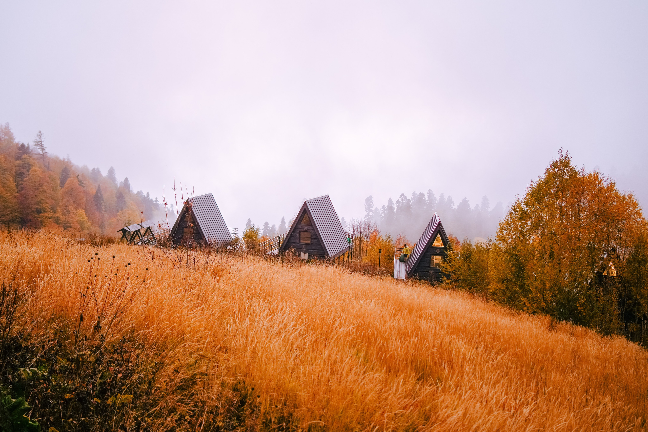 Роза Пик, тропа Турья ✽ Октябрь. Репортажный фотограф | Роза Хутор Красная Поляна Сочи Сириус