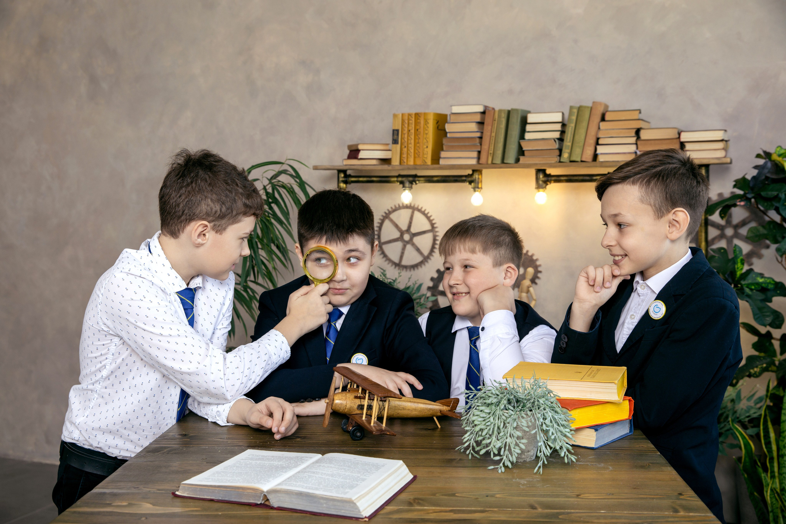 Групповые фотографии для четвертого класса. Выпускные альбомы Евгении Виноградовой г. Липецк