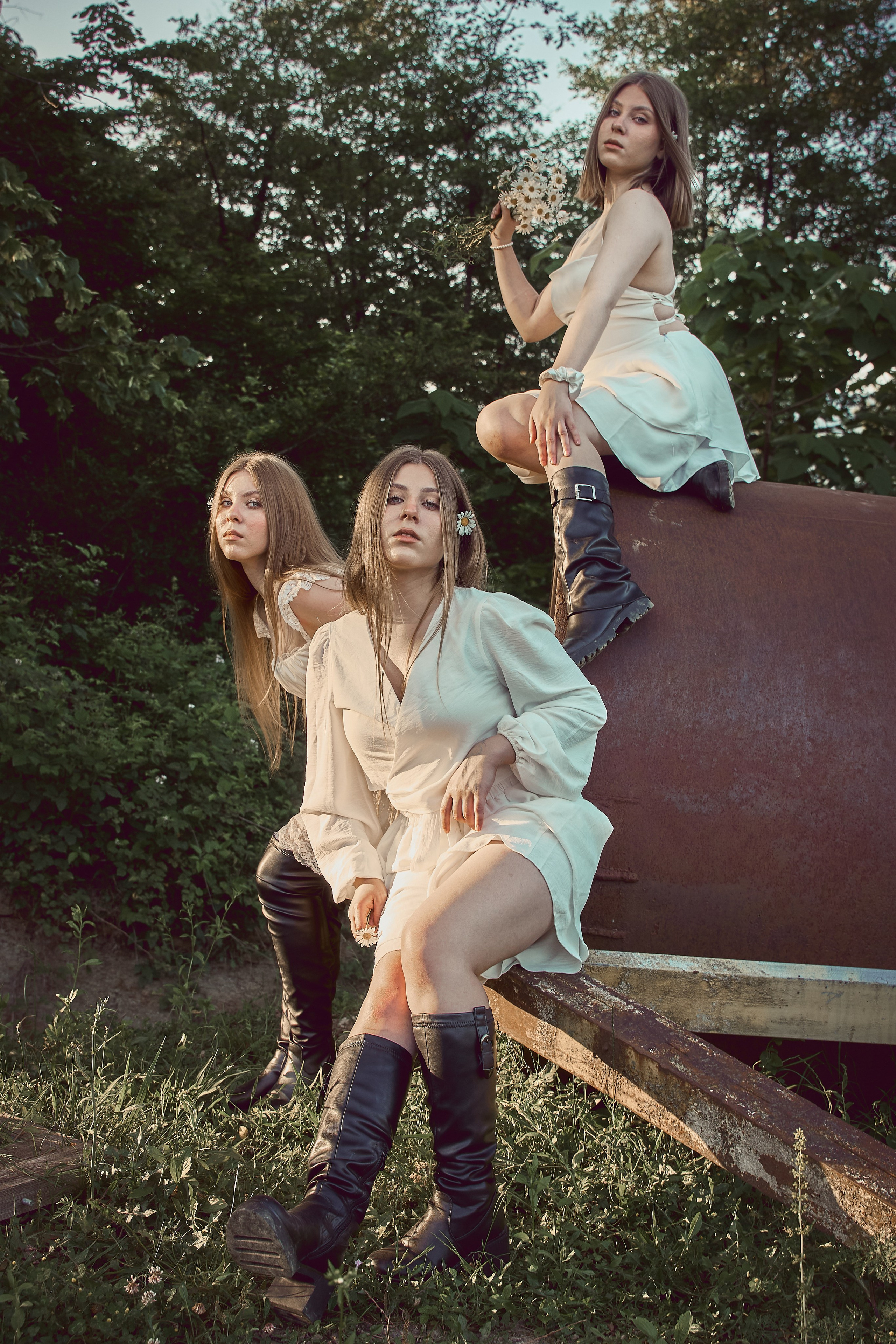 Фотосессия для трех сестер. Индивидуальный фотограф в Сочи Владимир Чудинов