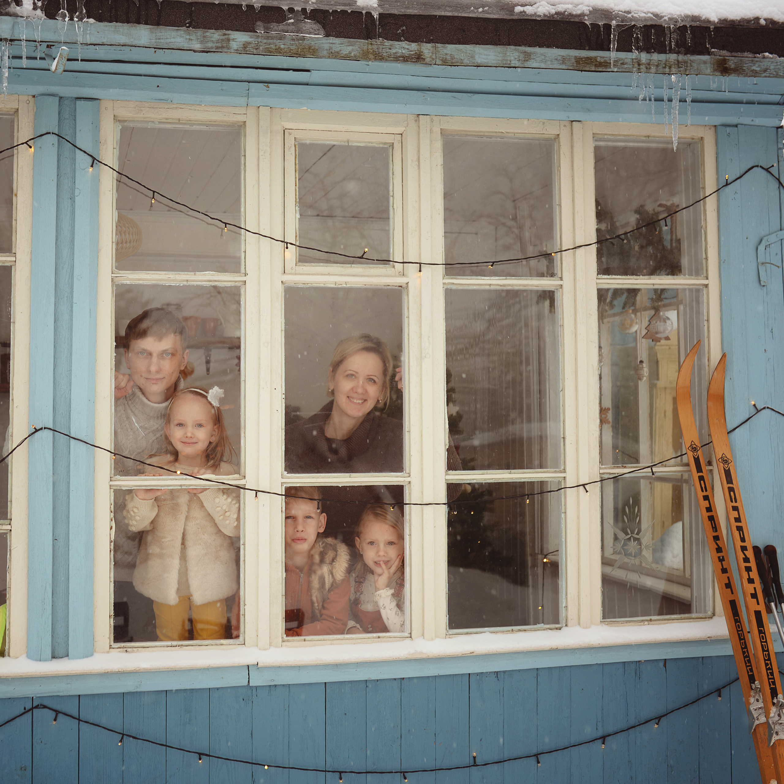 Новый год на даче. Фотограф Альбина Вакунова