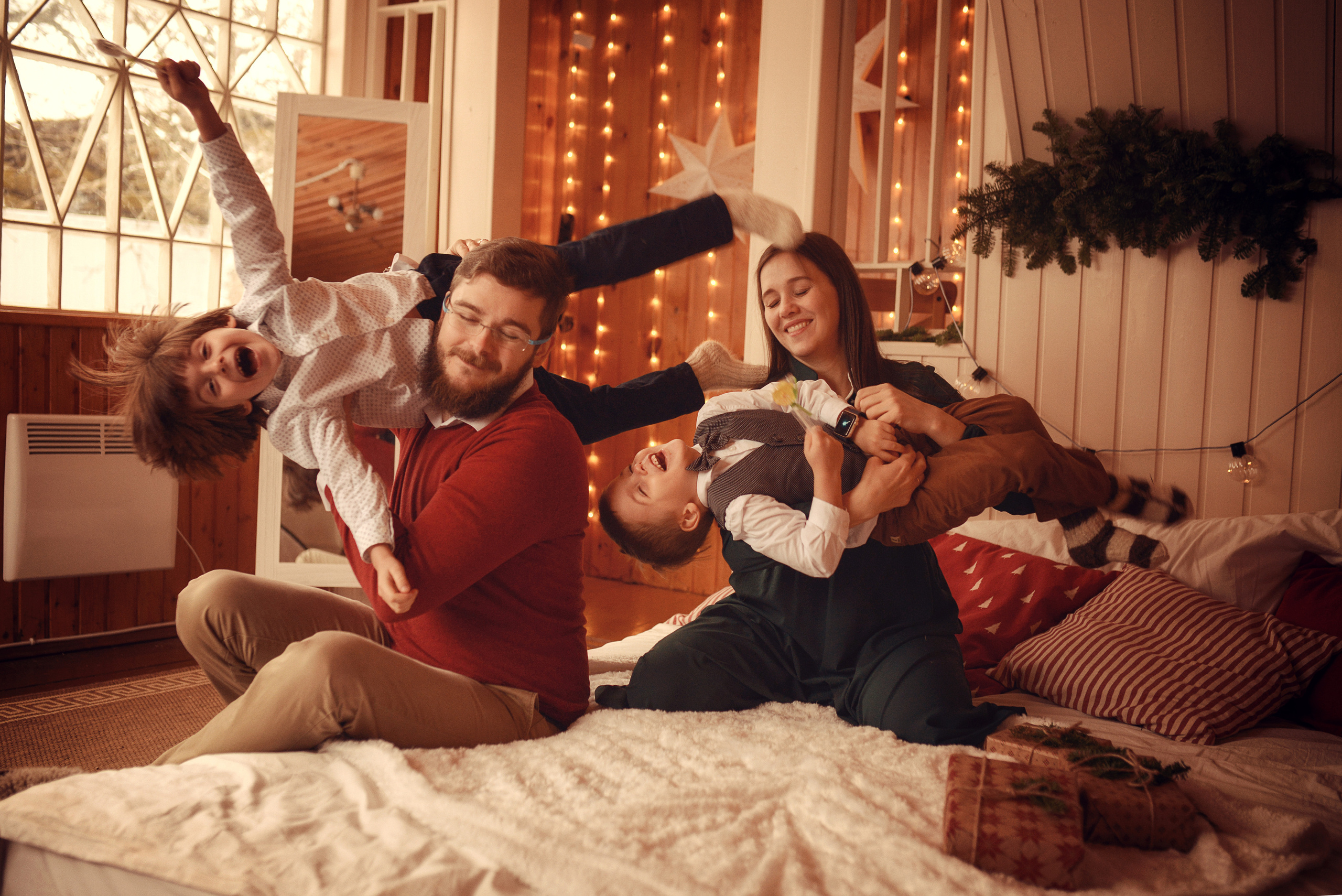 Новый год на даче. Фотограф Альбина Вакунова