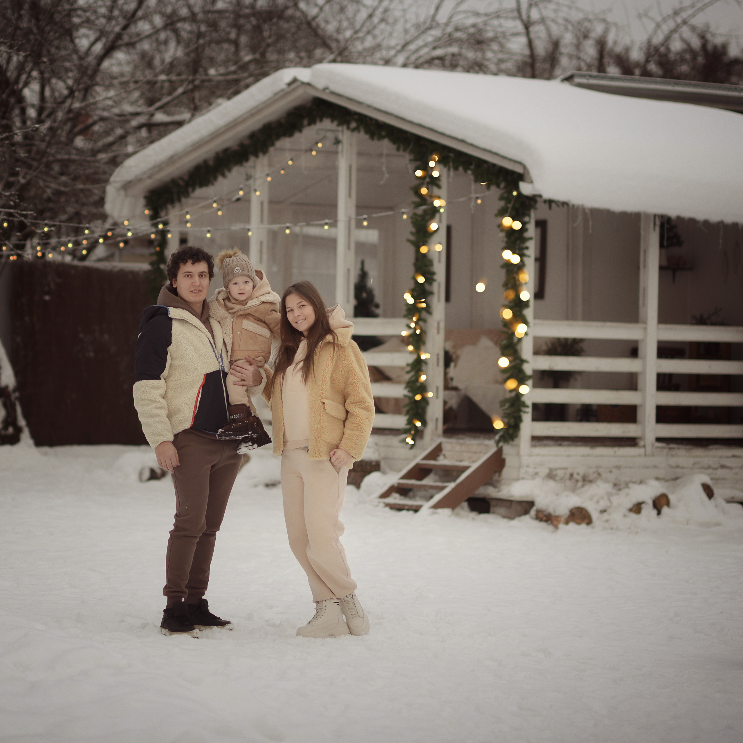 Новый год на даче. Фотограф Альбина Вакунова