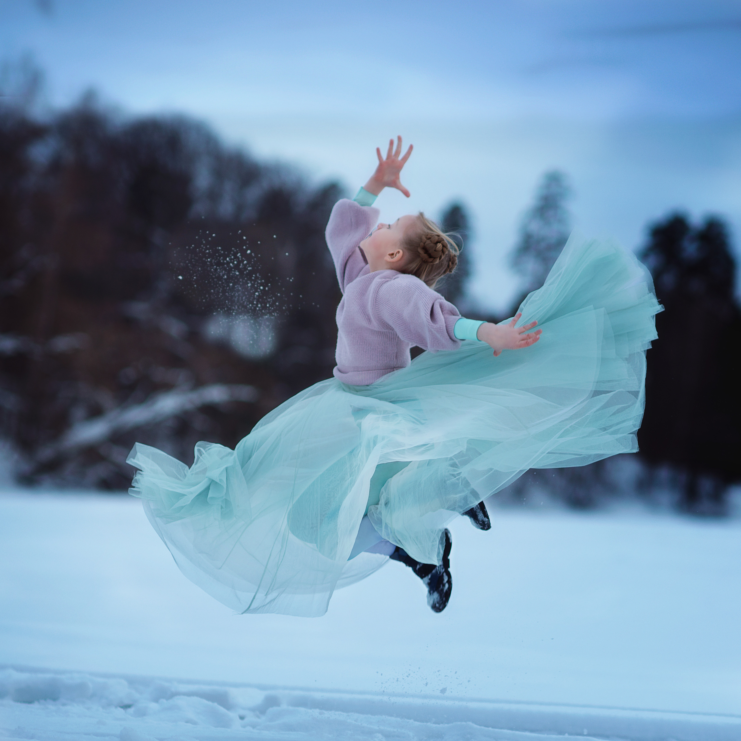 Балерина на озере. Фотограф Альбина Вакунова