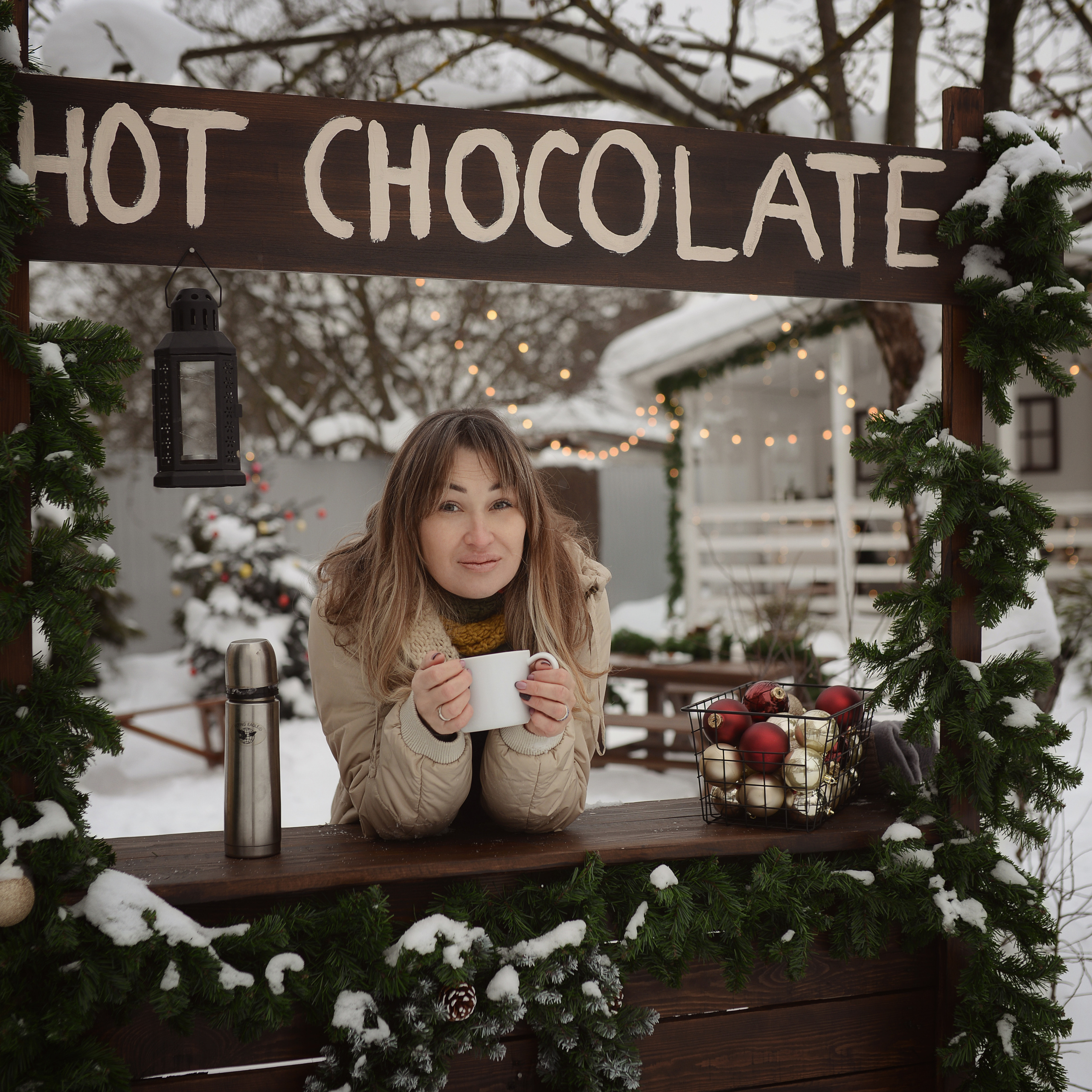 Новый год на даче. Фотограф Альбина Вакунова