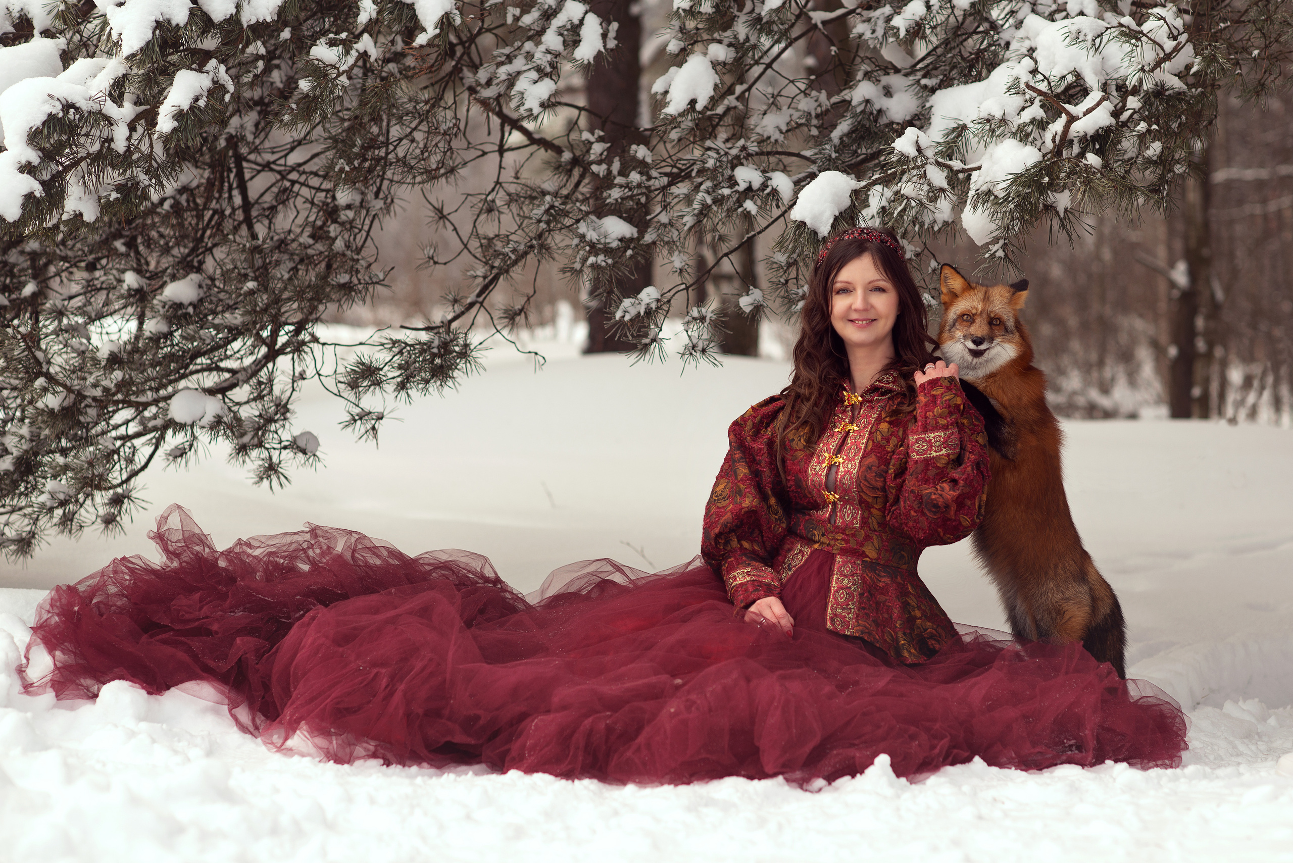 Однажды в зимнем лесу. Фотограф Альбина Вакунова