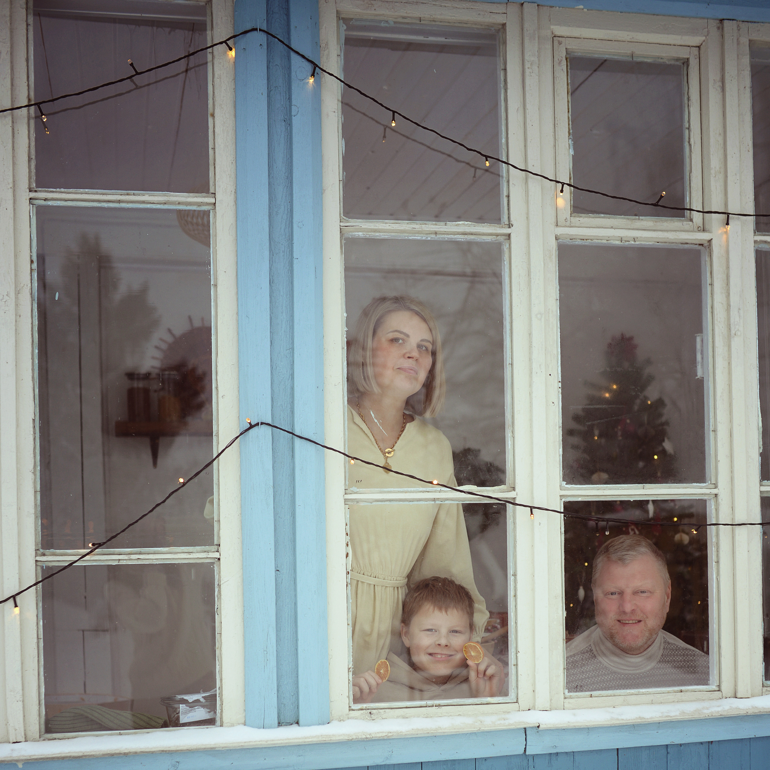 Новый год на даче. Фотограф Альбина Вакунова