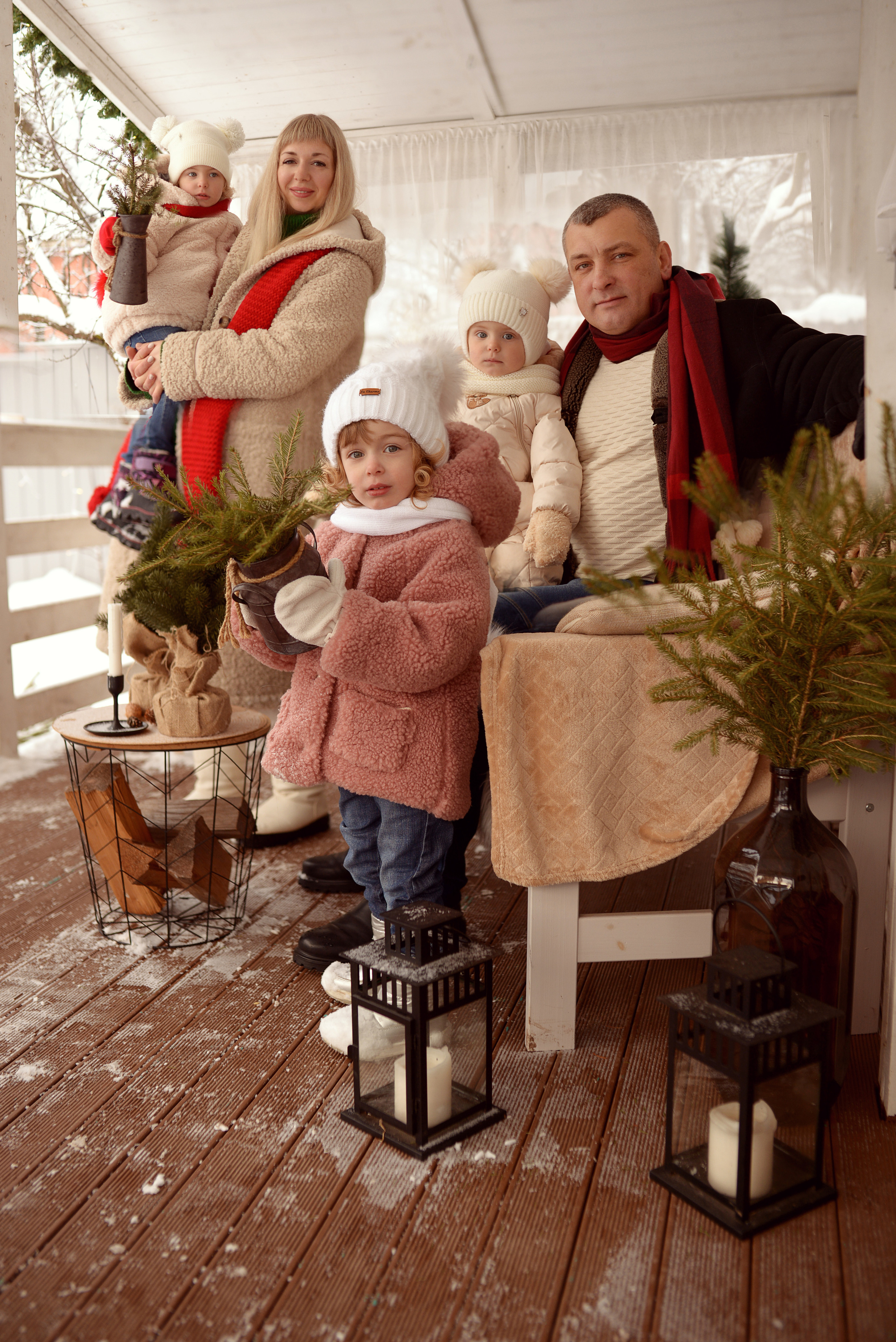 Новый год на даче. Фотограф Альбина Вакунова