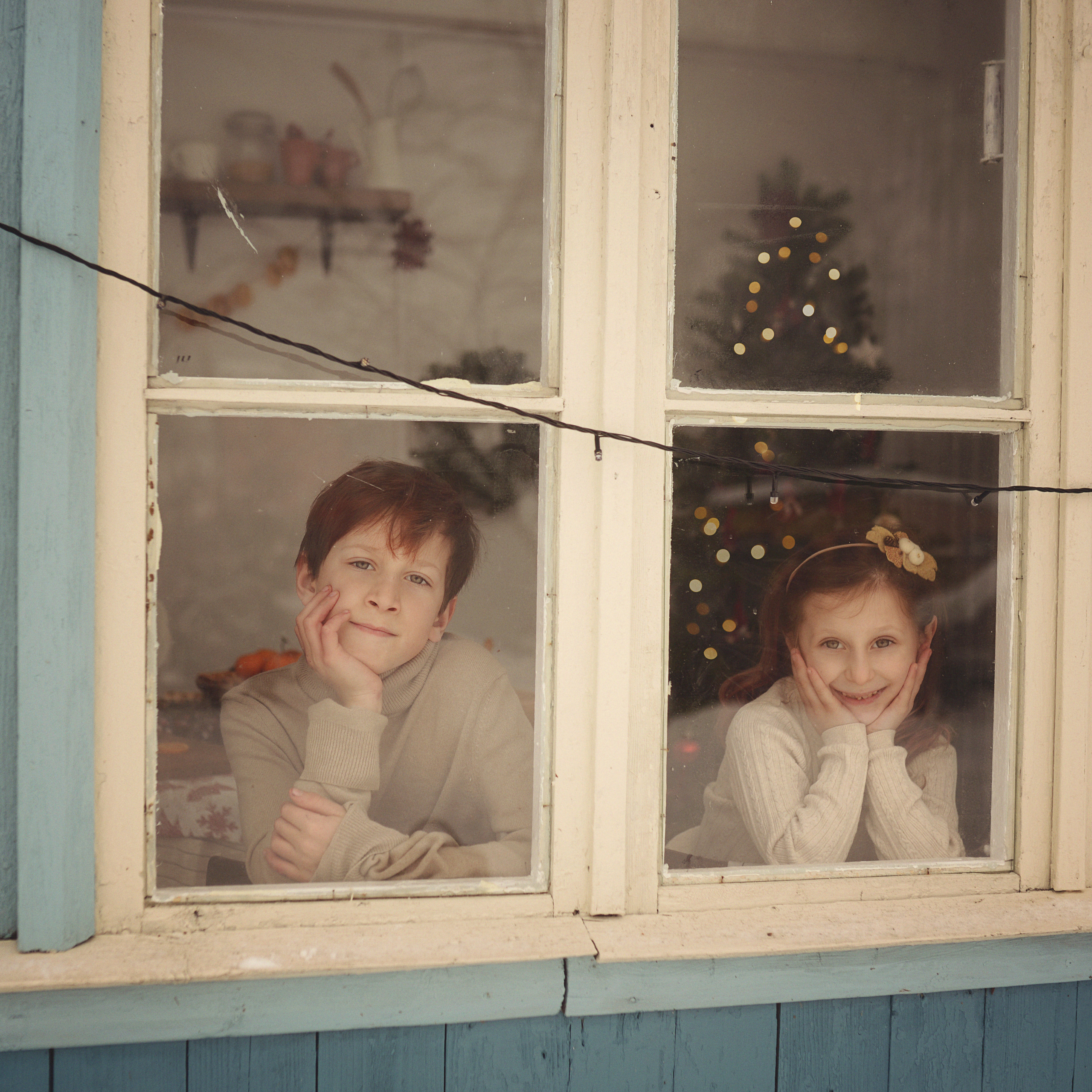 Новый год на даче. Фотограф Альбина Вакунова