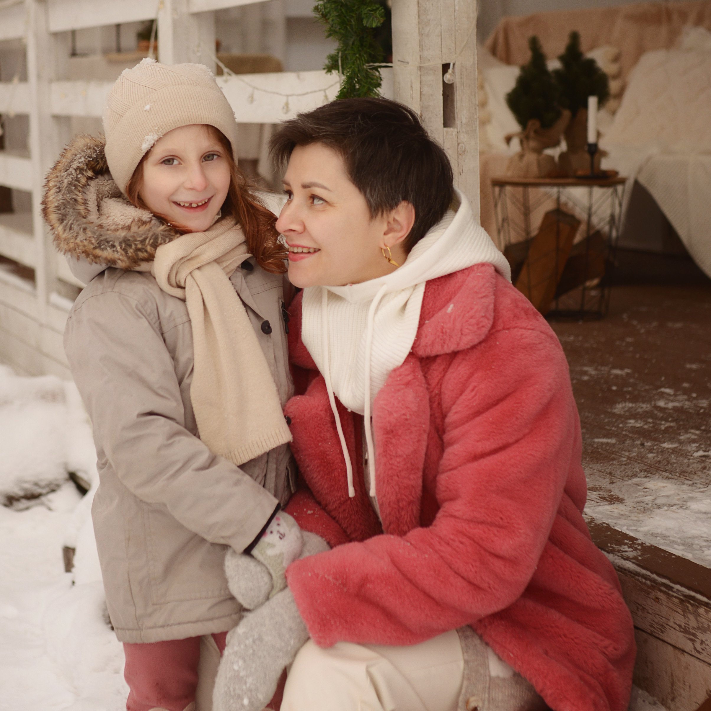 Новый год на даче. Фотограф Альбина Вакунова