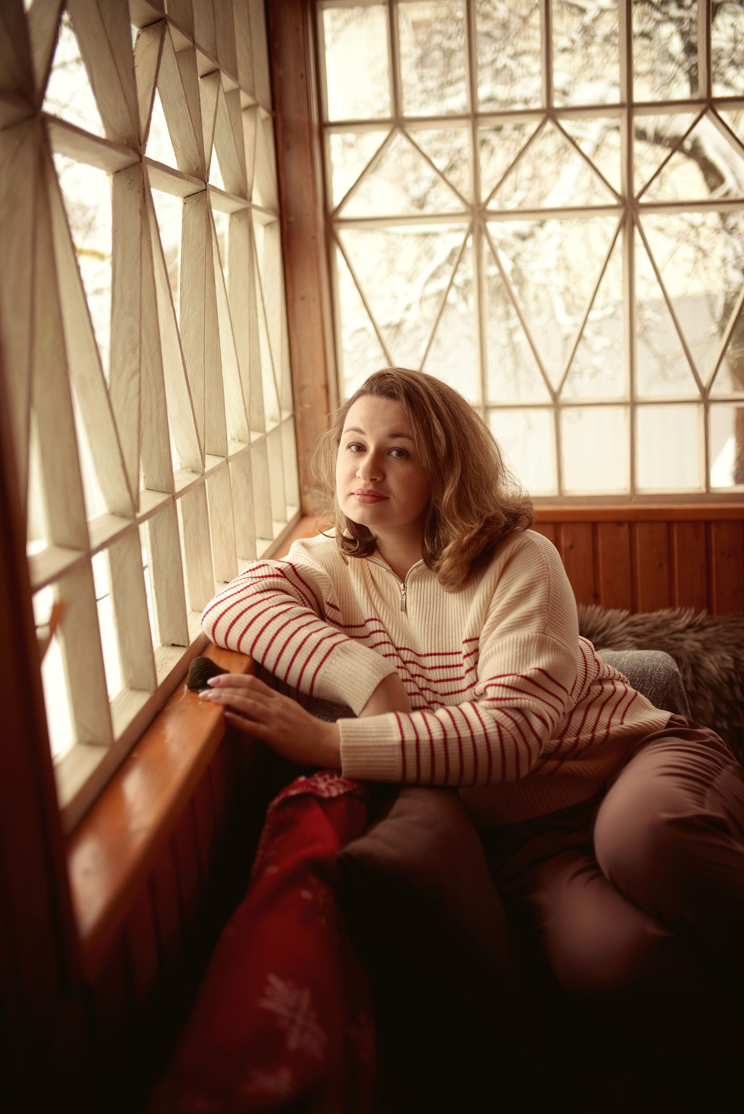 Новый год на даче. Фотограф Альбина Вакунова