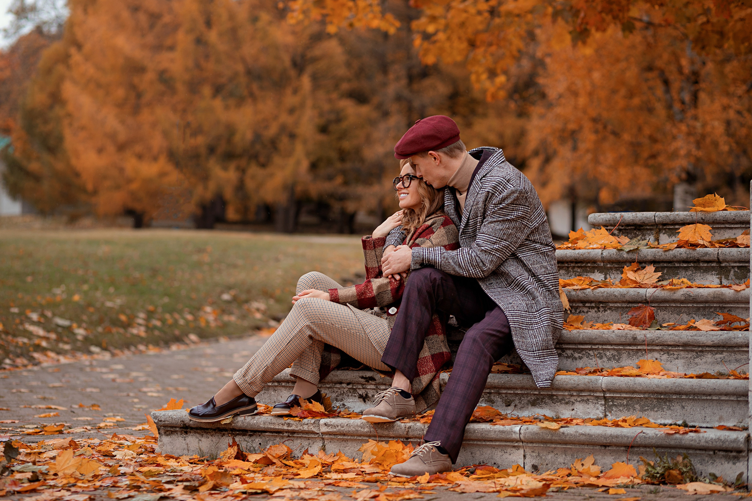 ТЕПЛАЯ ОСЕНЬ. Семейный фотограф в Москве выпускные альбомы Клюковская Надежда
