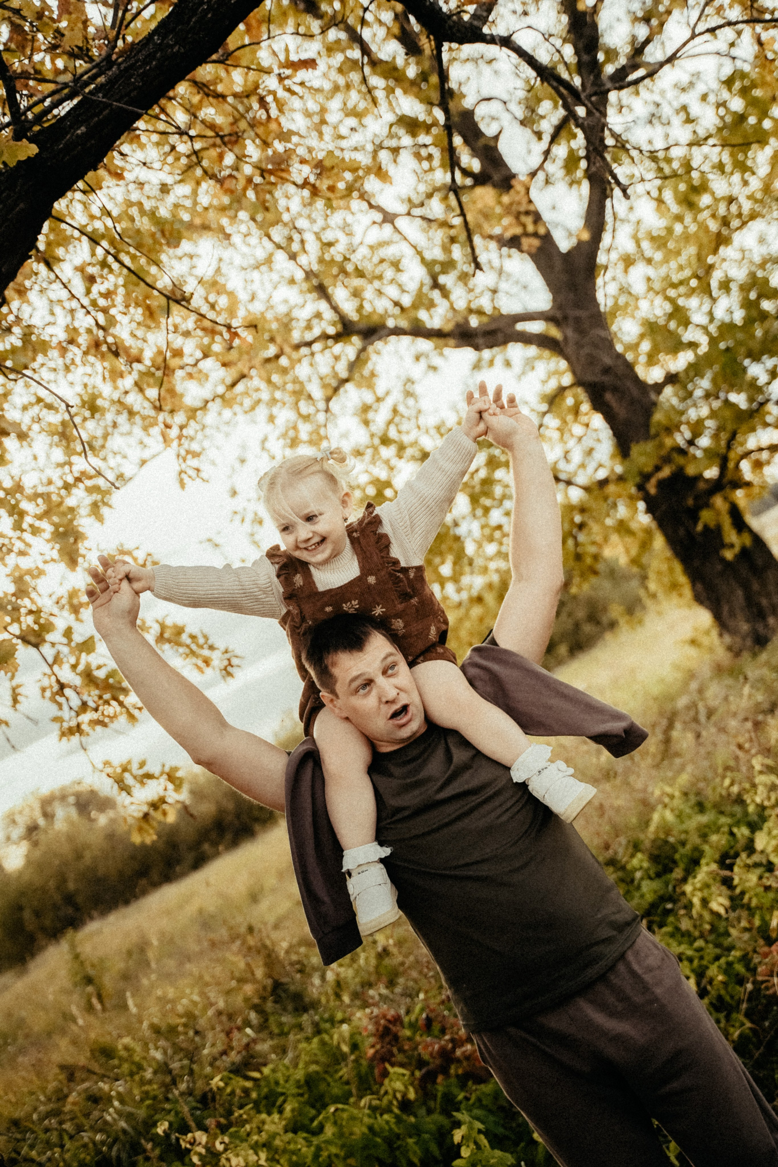 Семья на природе