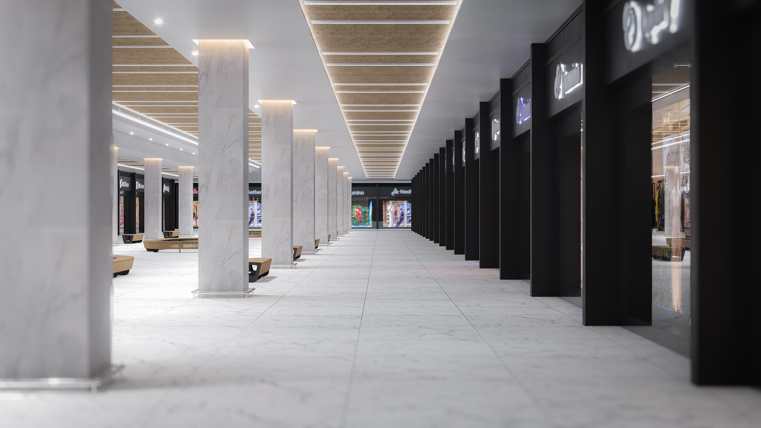 Визуализация фибролитовых панелей в интерьере 4. LAPUTENKO visual — Студия 3D-визуализации