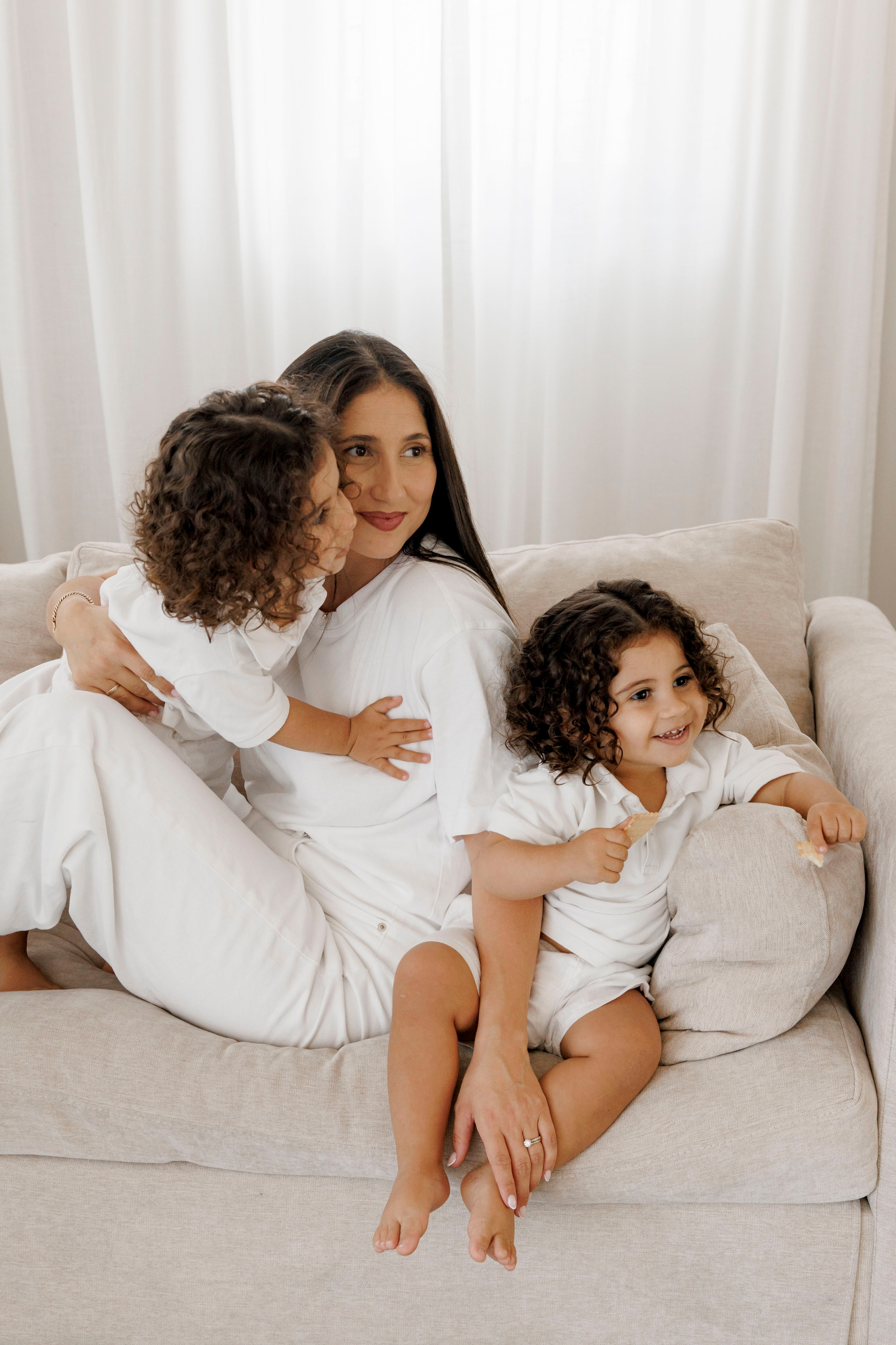 Family photoshoot inside the studio in Hadera. Wedding and family photographer