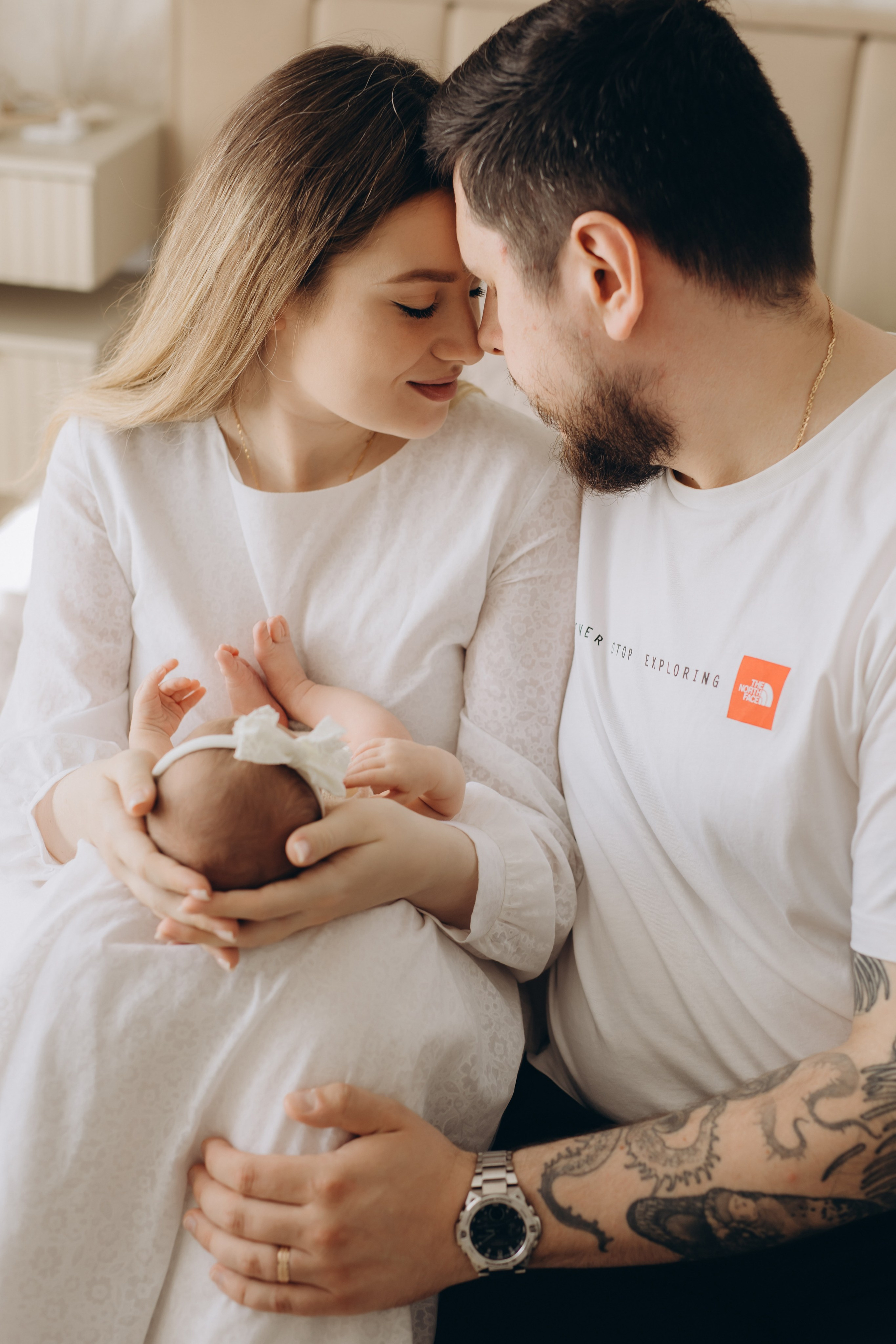 Василиса 23 дня. Фотограф новорождённых Newborn Москва