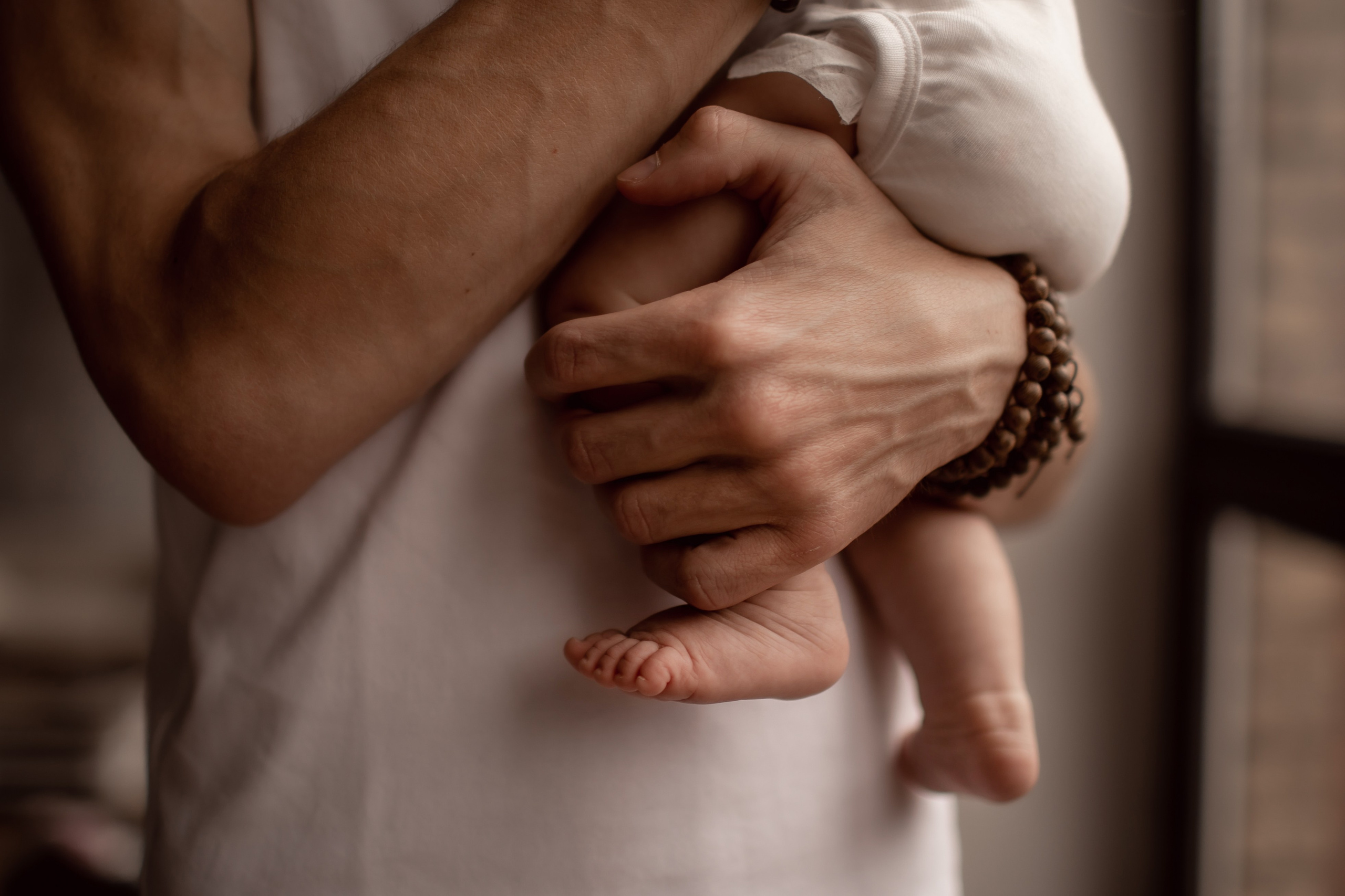 Валерия и Геннадий с крошкой. Семейный фотограф в Москве