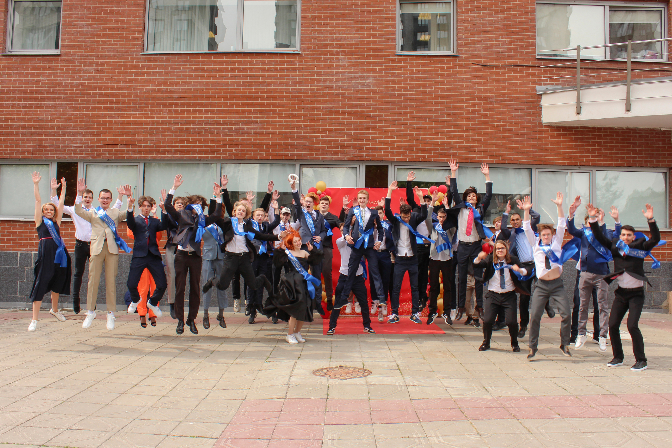 Школьные съёмки выпускников