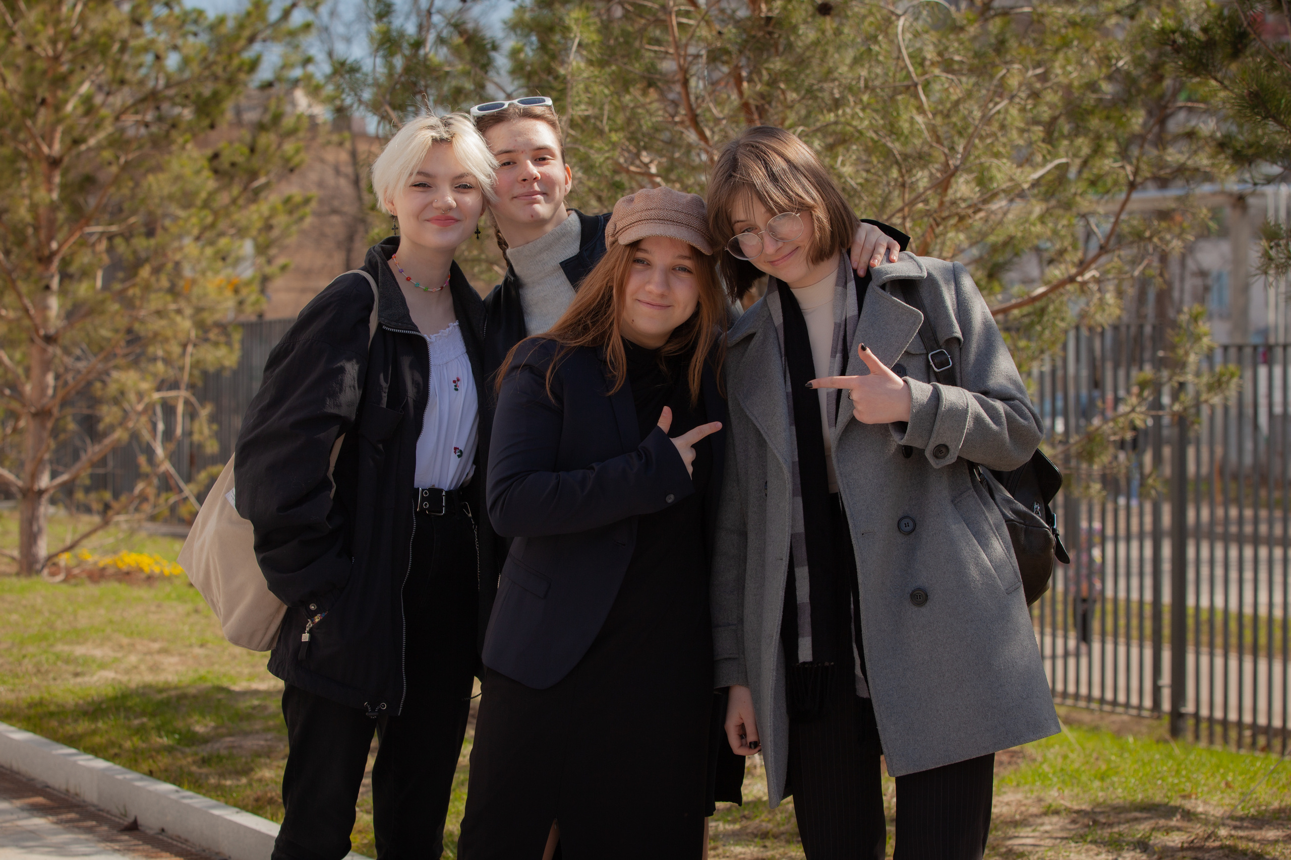 Школьные съёмки выпускников