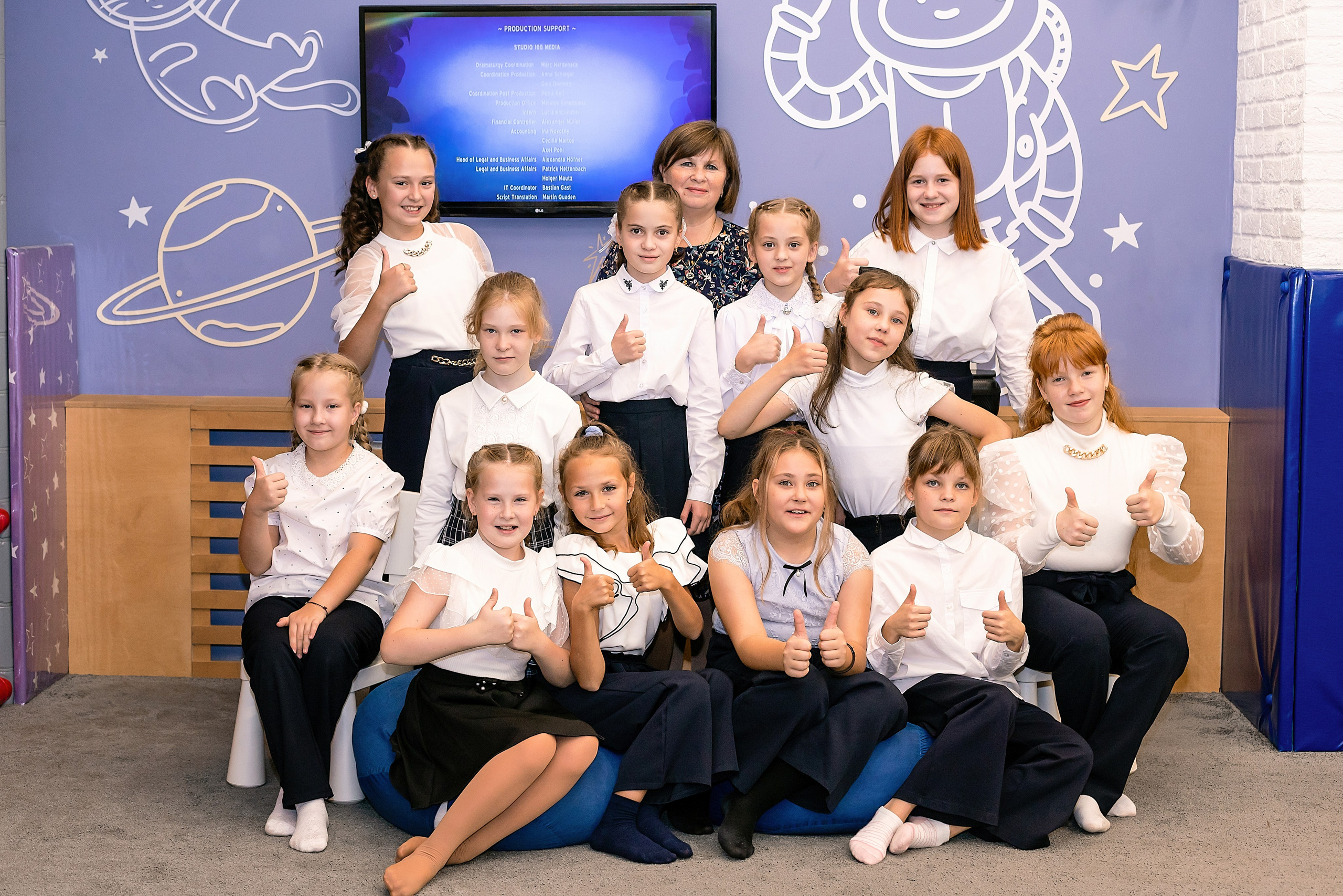 4 класс. Съёмка в кафе. Выпускные альбомы «Эврика» в Нижнем Новгороде