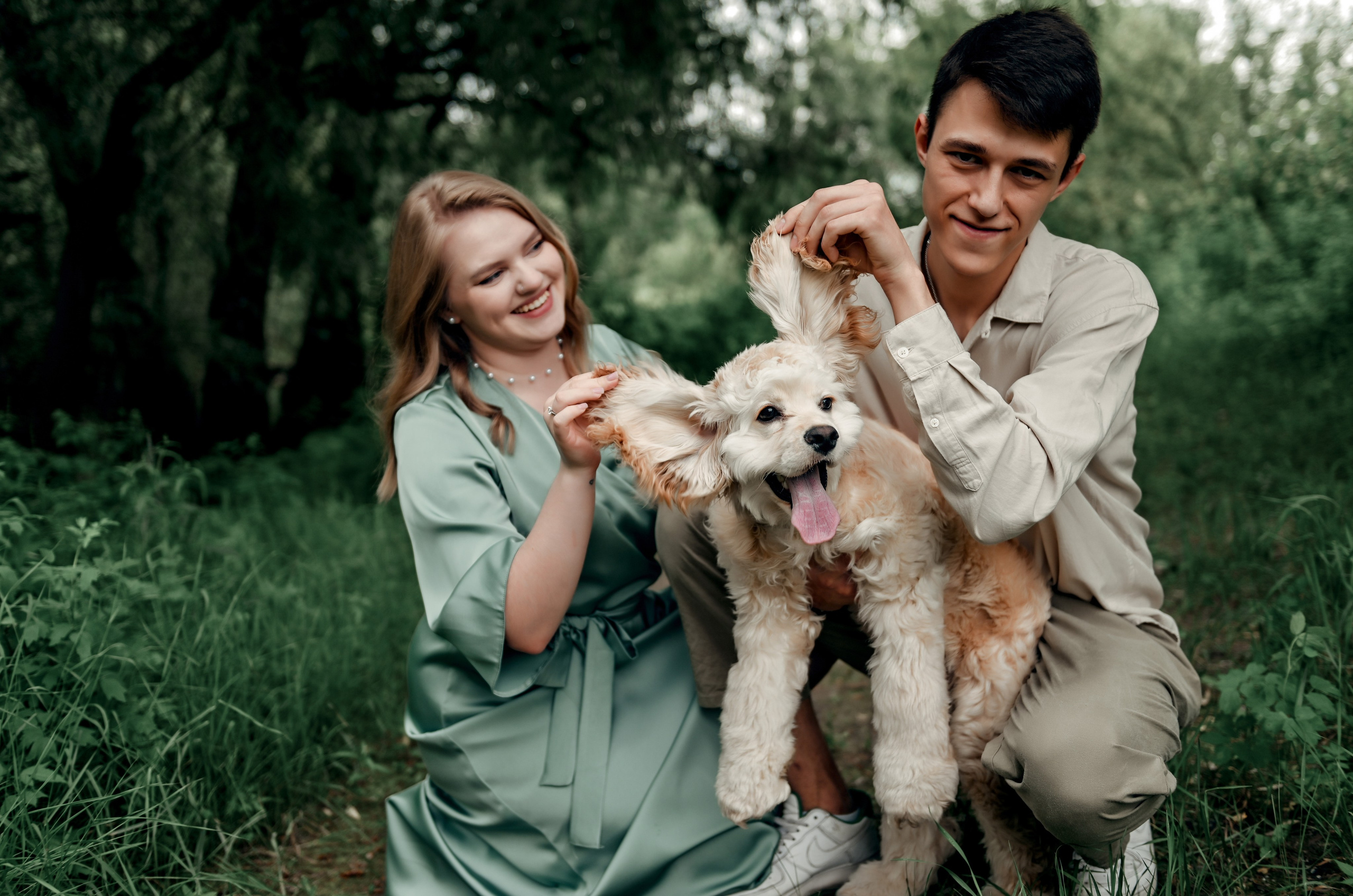 Love story прогулка вместе с песиком))). Свадебный, семейный, детский, контент фотограф в Омске Максим Ильин