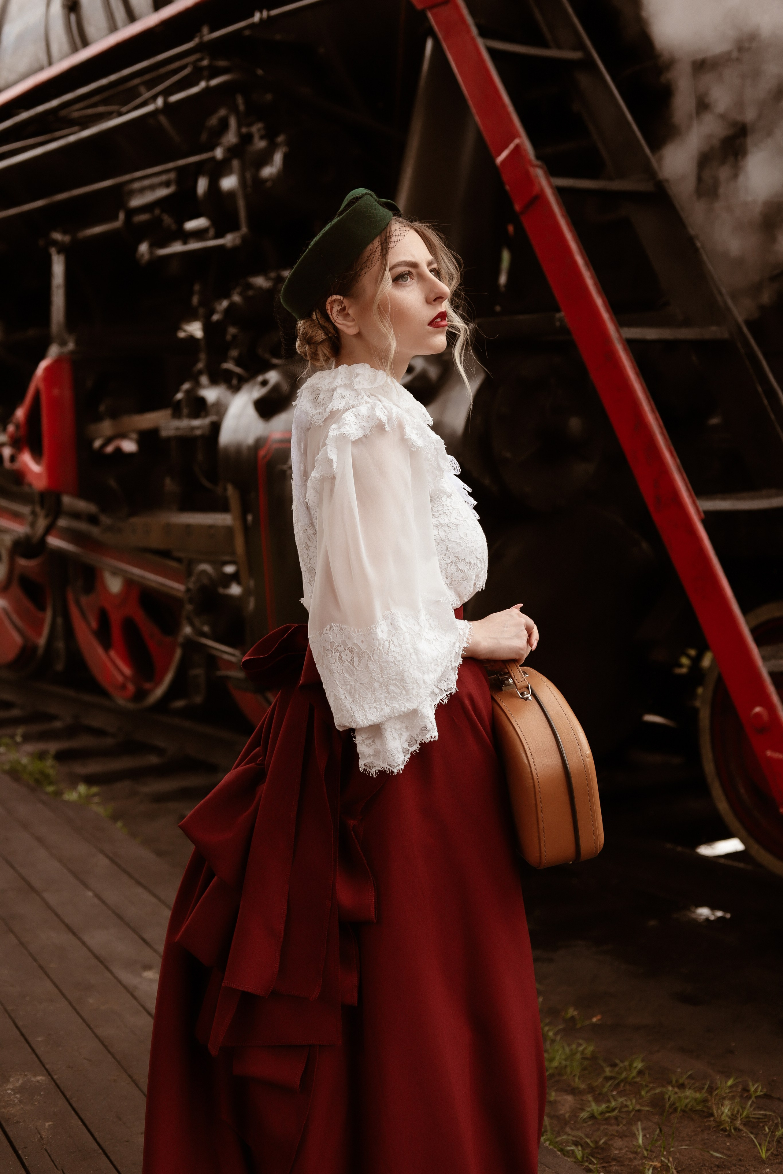 Ретро поезд. Детский и семейный фотограф в Москве