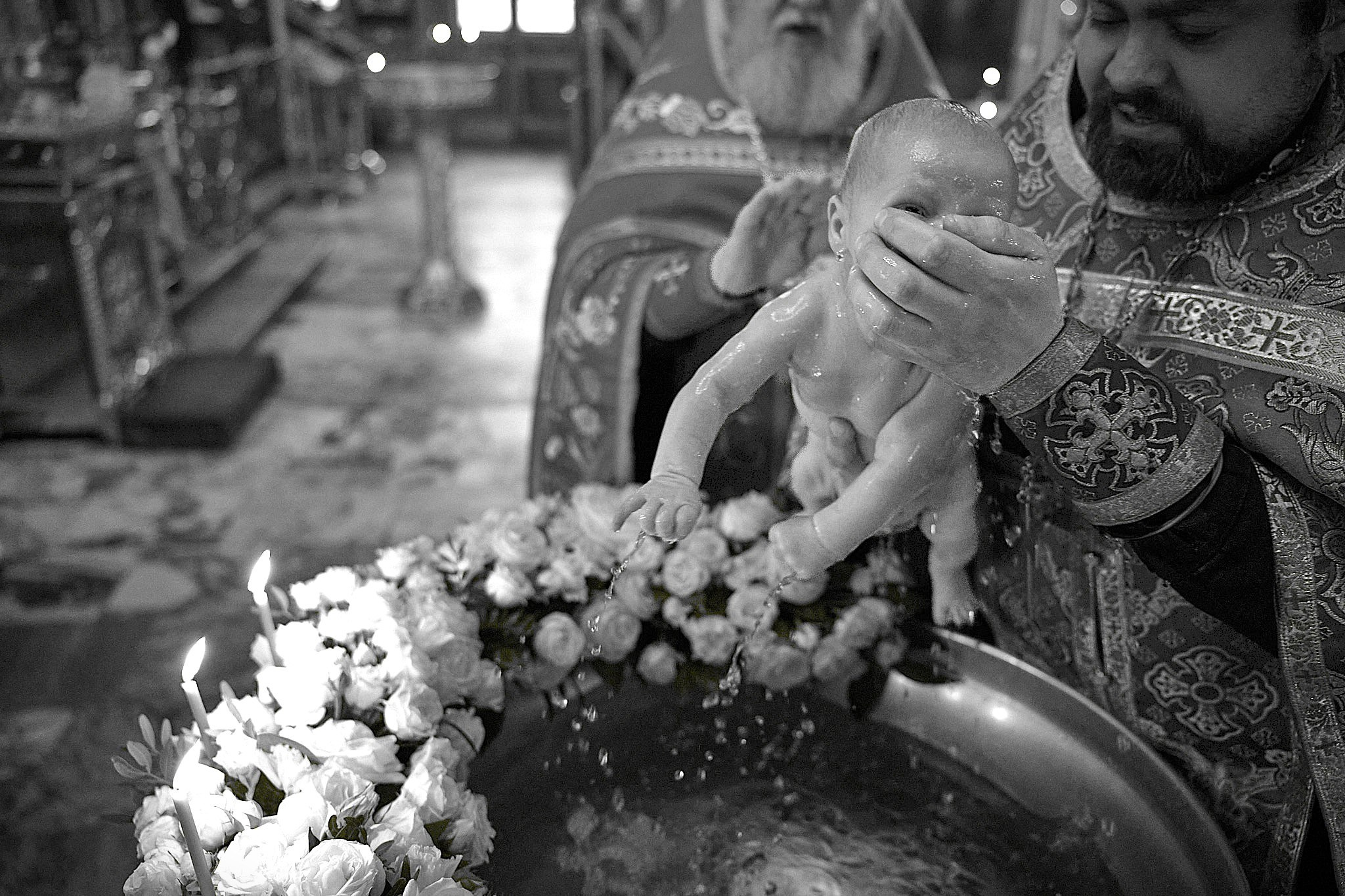 Таинство Крещения на Светлой Седмице. Фотограф в Москве