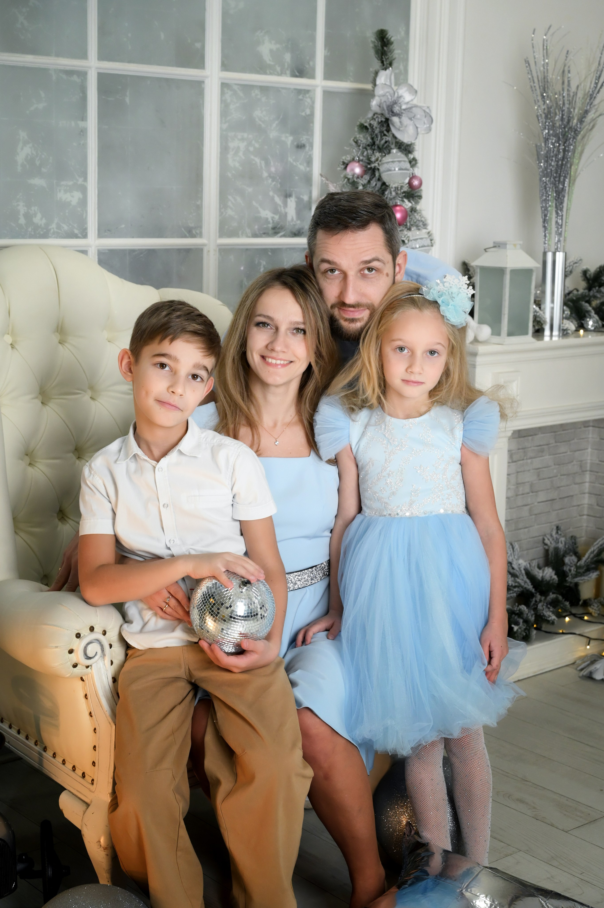 Семейная фотосессия. Михаил и Светлана с детьми. Фотограф в Москве Ольга Черникова