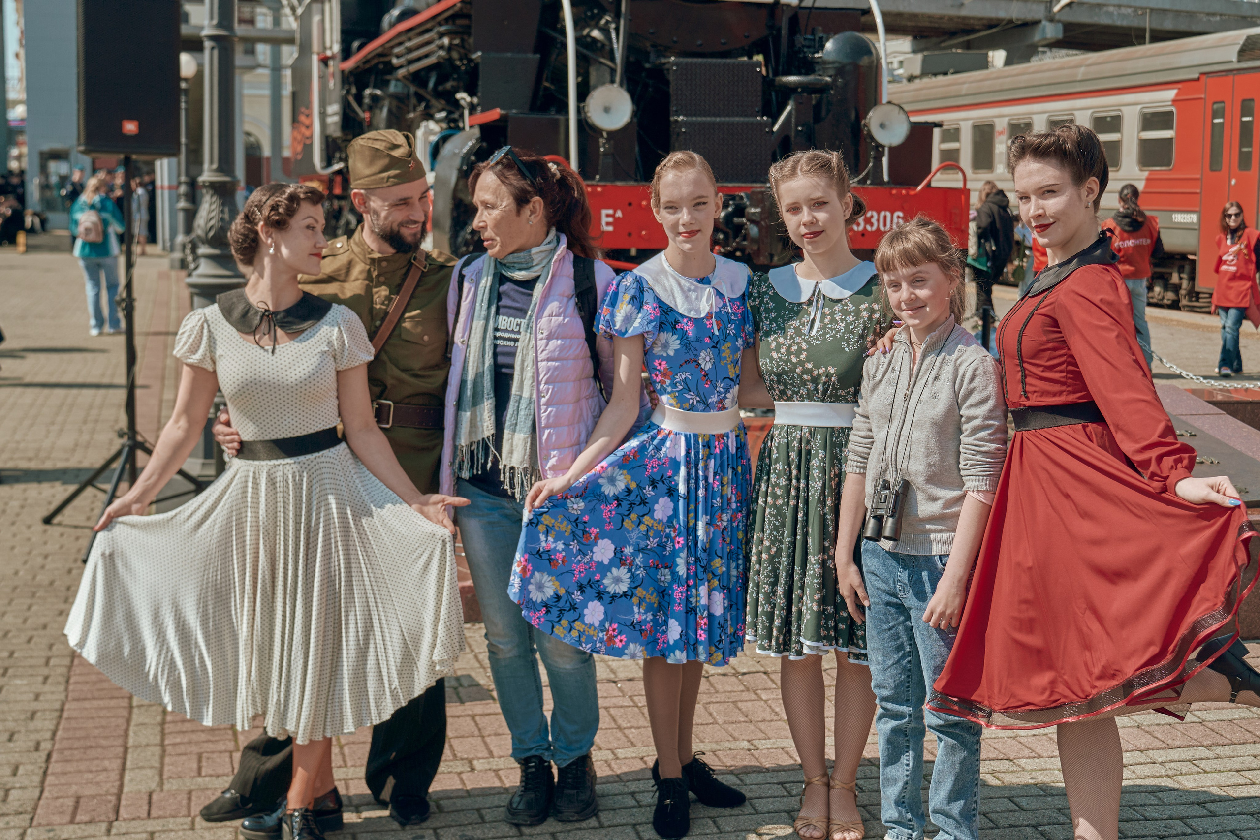 Поезд Победы!. Фотограф во Владивостоке