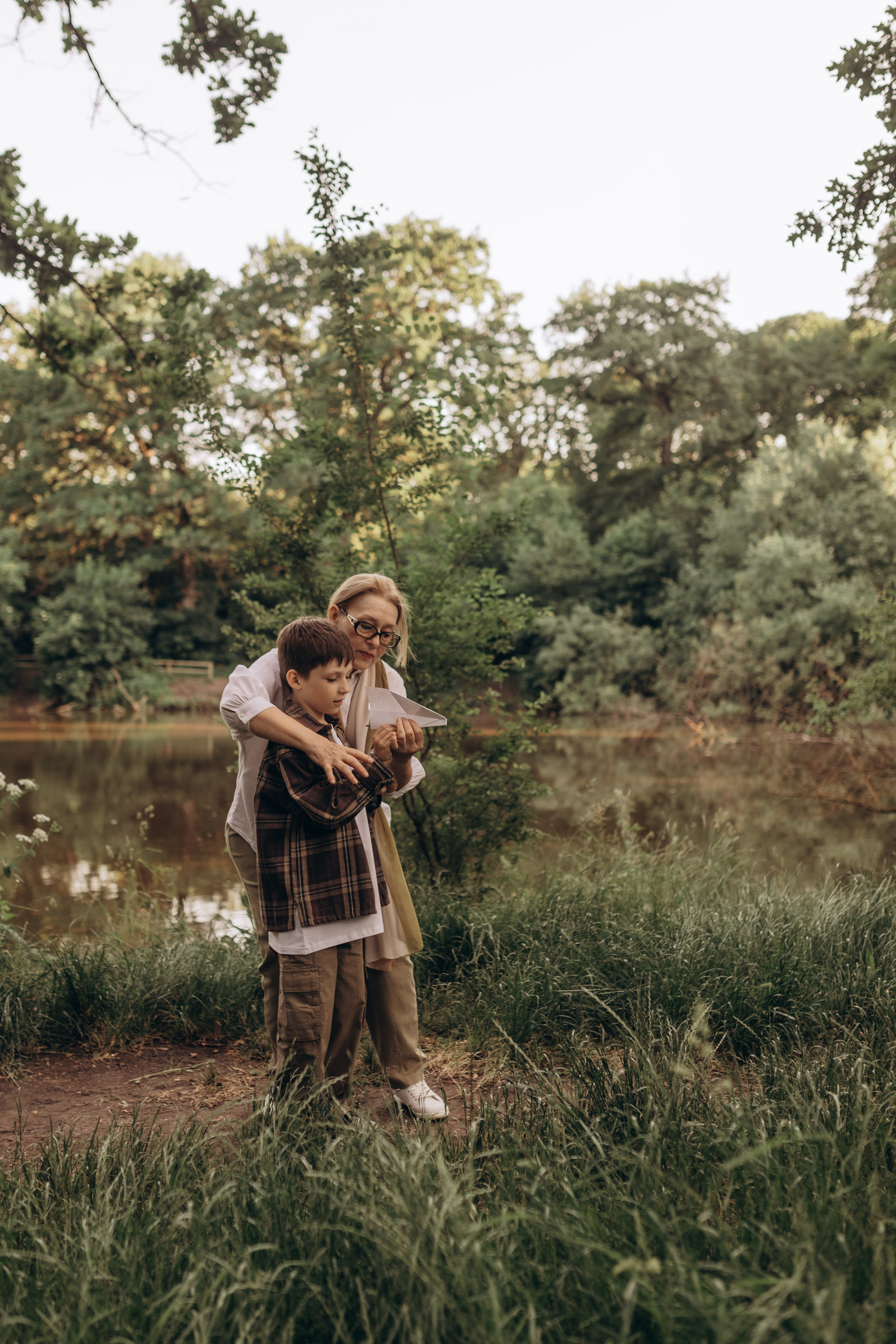 Прогулка по Ртищевскому пруду с прекрасной семьёй Ларисы её мамой и сыном Глебом. Фотограф в Ставрополе Svetlana Matveeva