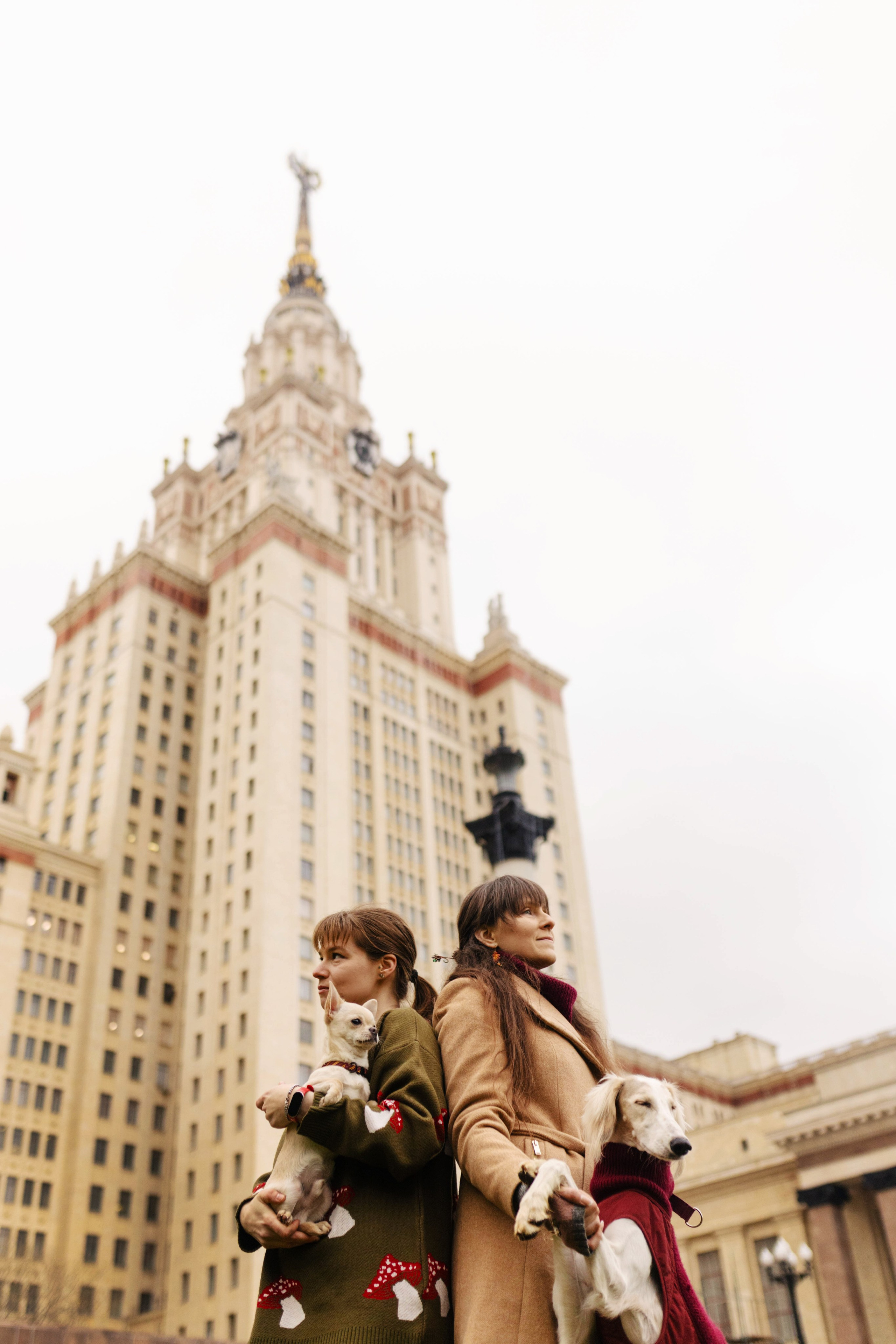 Москва / Марина и Лира, Полина и Деймон. Фотограф Кузина Вера