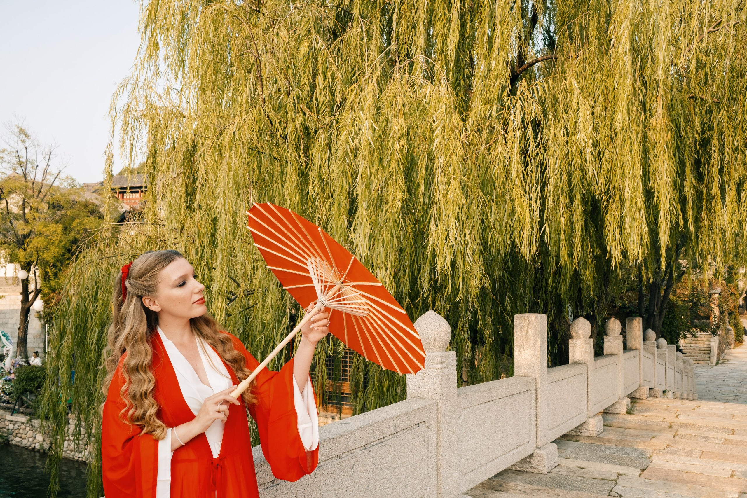 Photoshoot in traditional Chinese dresses