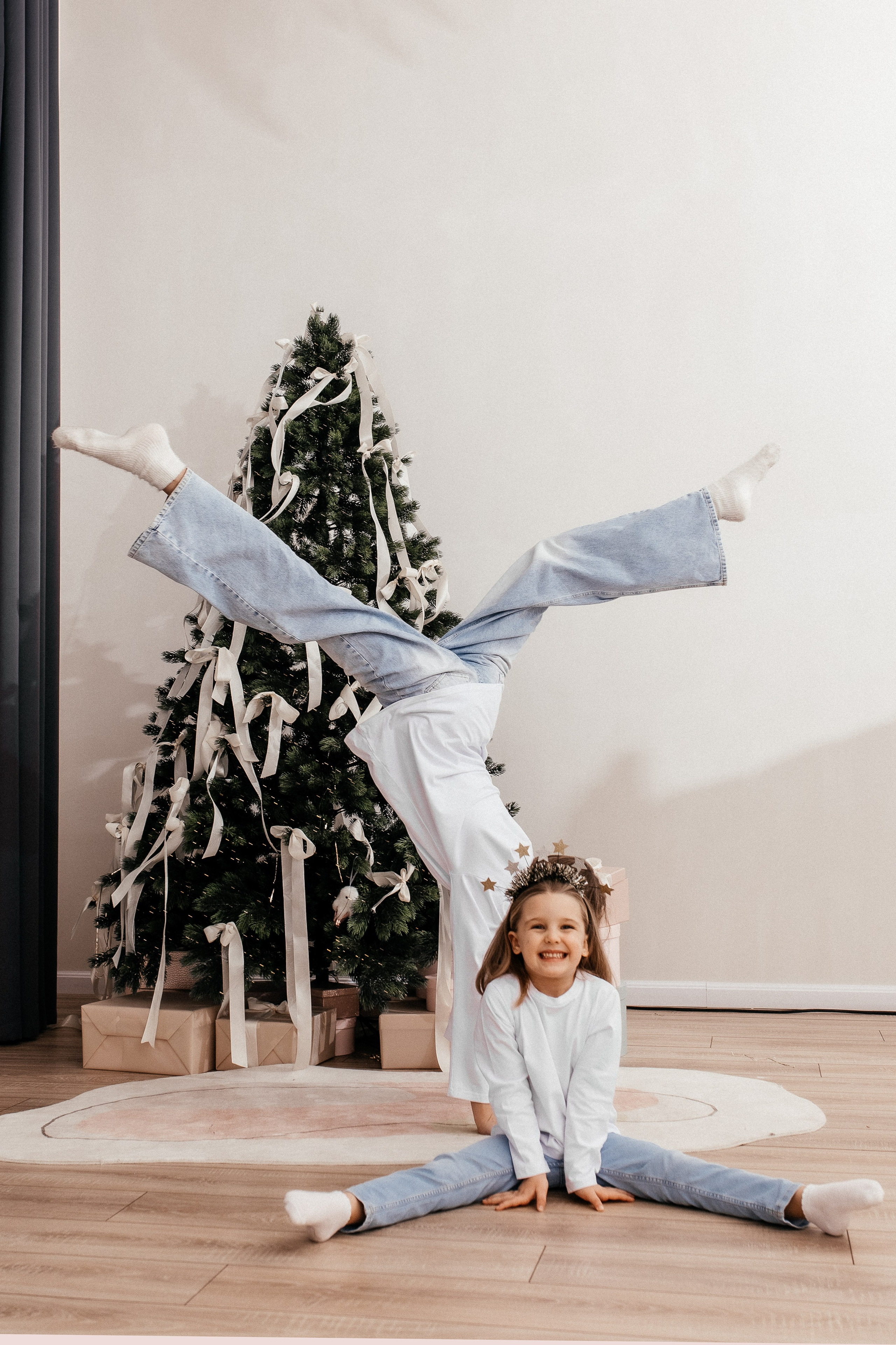 Новогодняя семейная в студии. Профессиональный фотограф, Москва |Видное Елена Елизарова