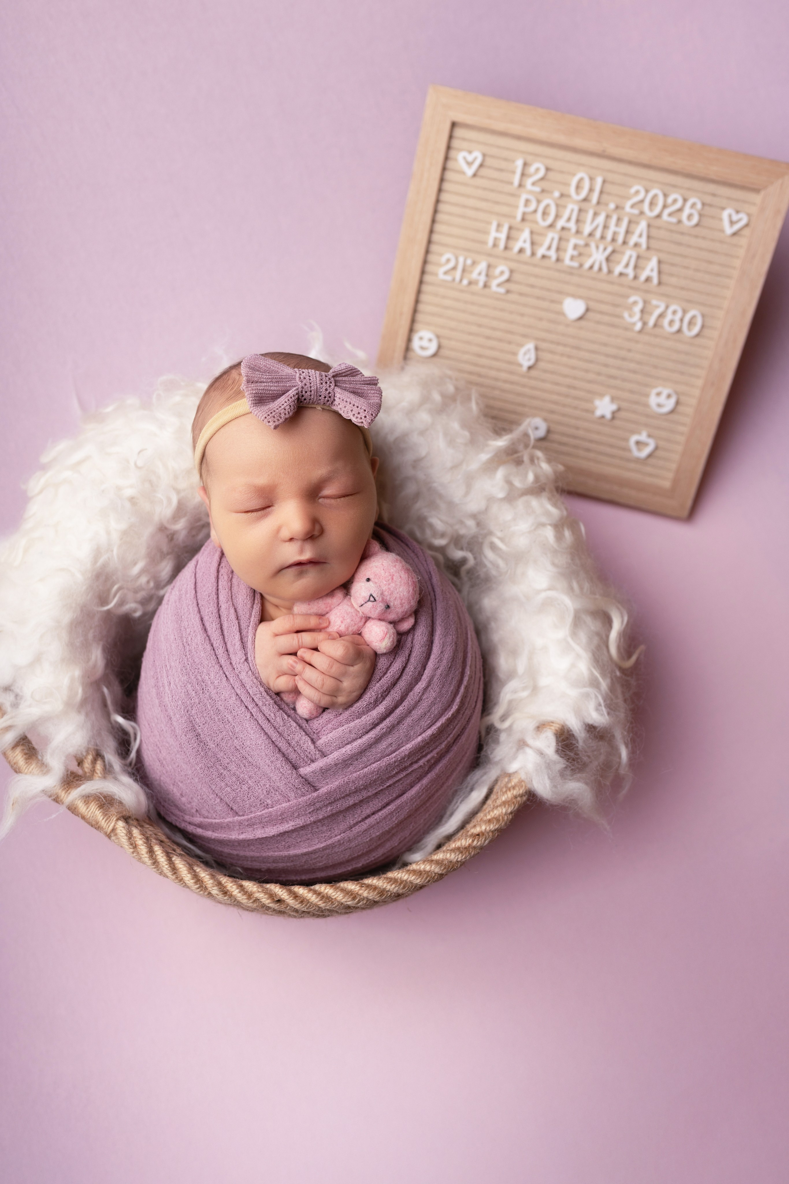 Newborn девочки. Фотограф новорожденных Модяева Ирина