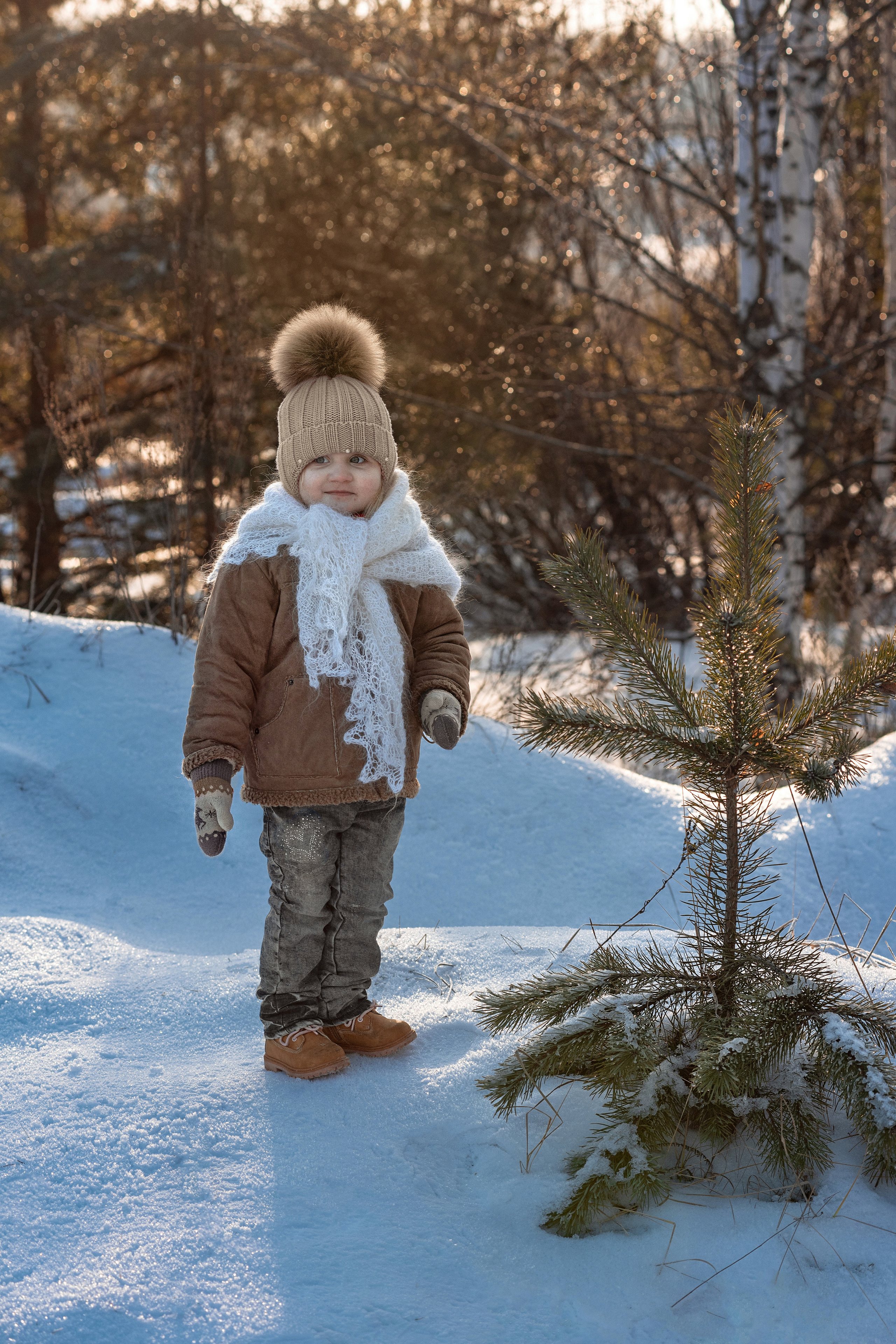 Детская съемка. С Бураном