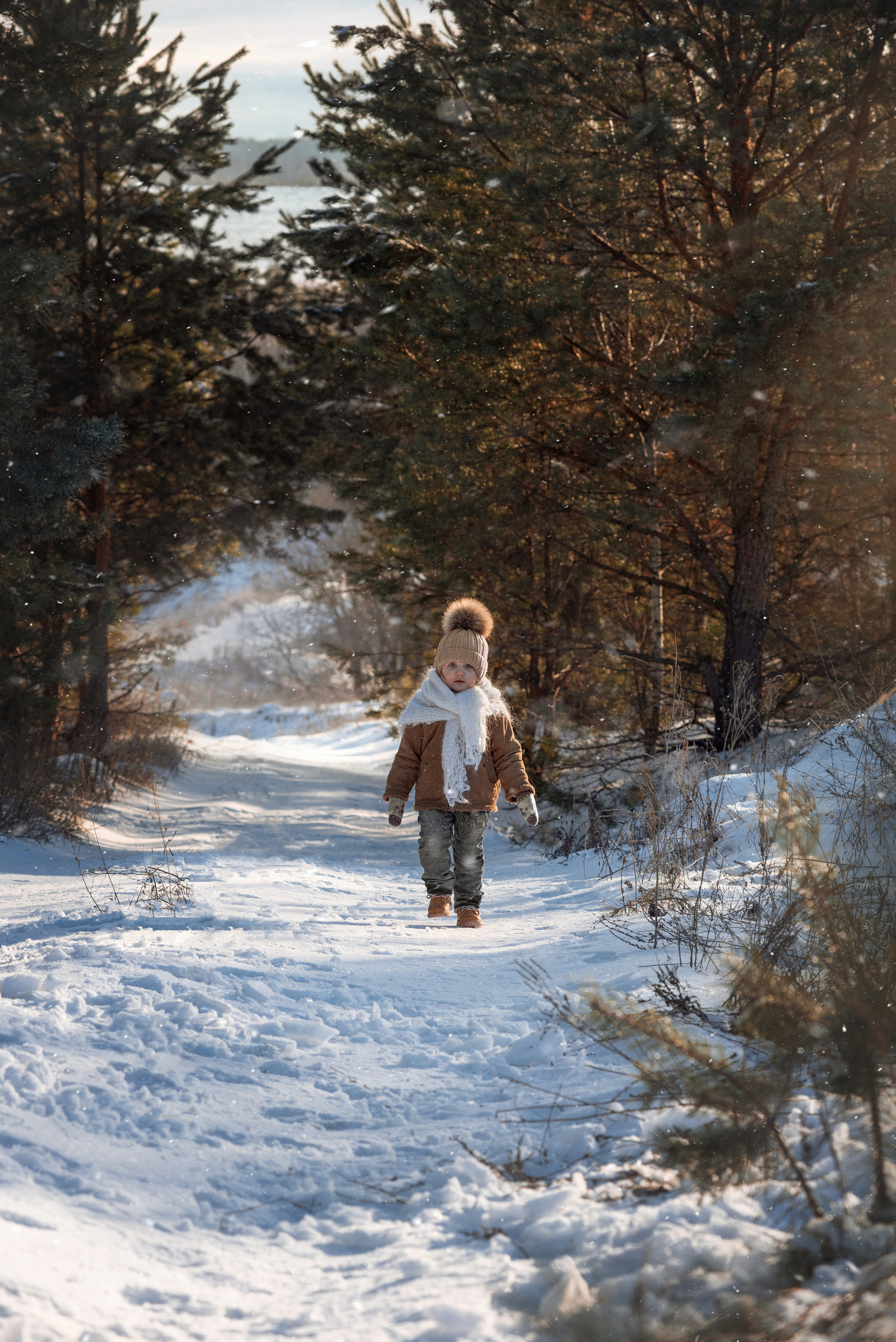 Детская съемка. С Бураном
