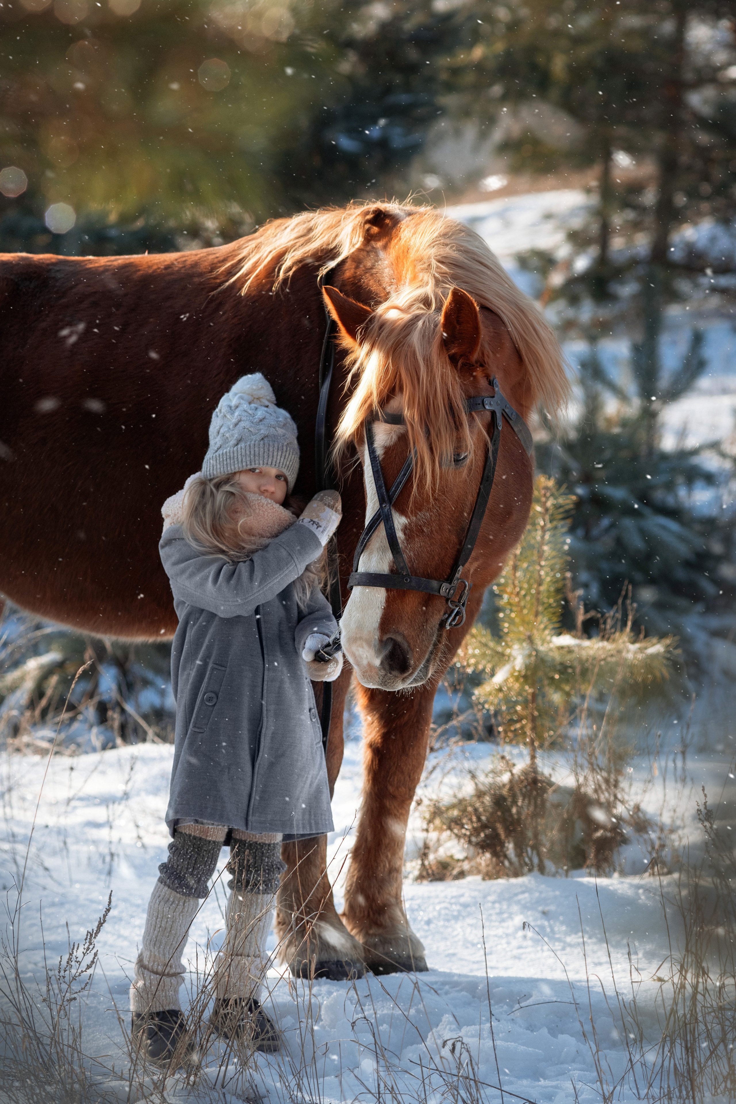 Детская съемка. С Бураном