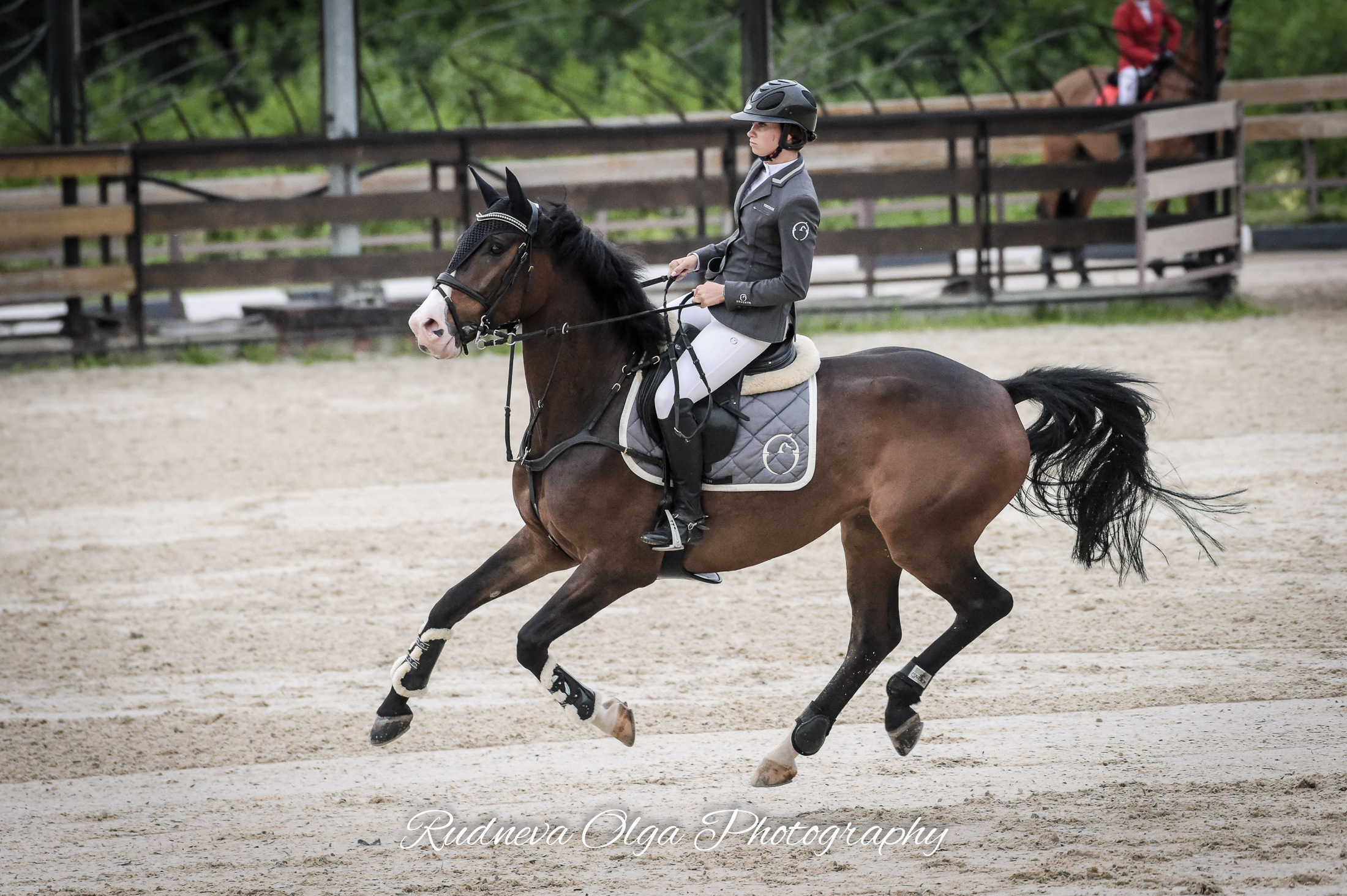 2020-07-17/19. Чемпионат МО по конкуру. Москва КСК «ВИВАТ, РОССИЯ!». ТУРНИРНАЯ КОННАЯ ФОТОГРАФИЯ, Руднева Ольга и Евгений Адеев