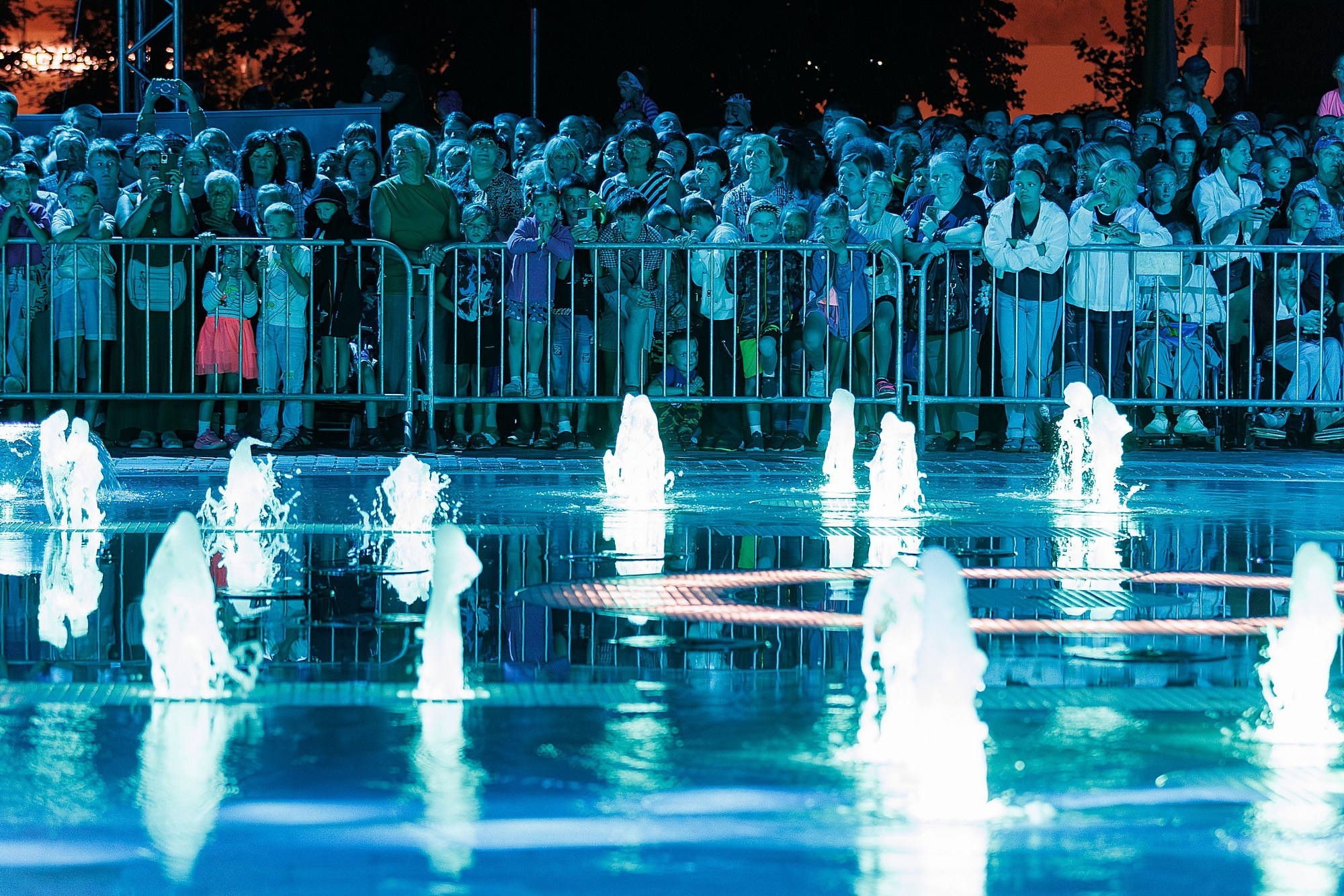 Открытие мультимедийного фонтана | СБЕР. Боченков Вадим | Фотограф в Пскове и Санкт-Петербурге