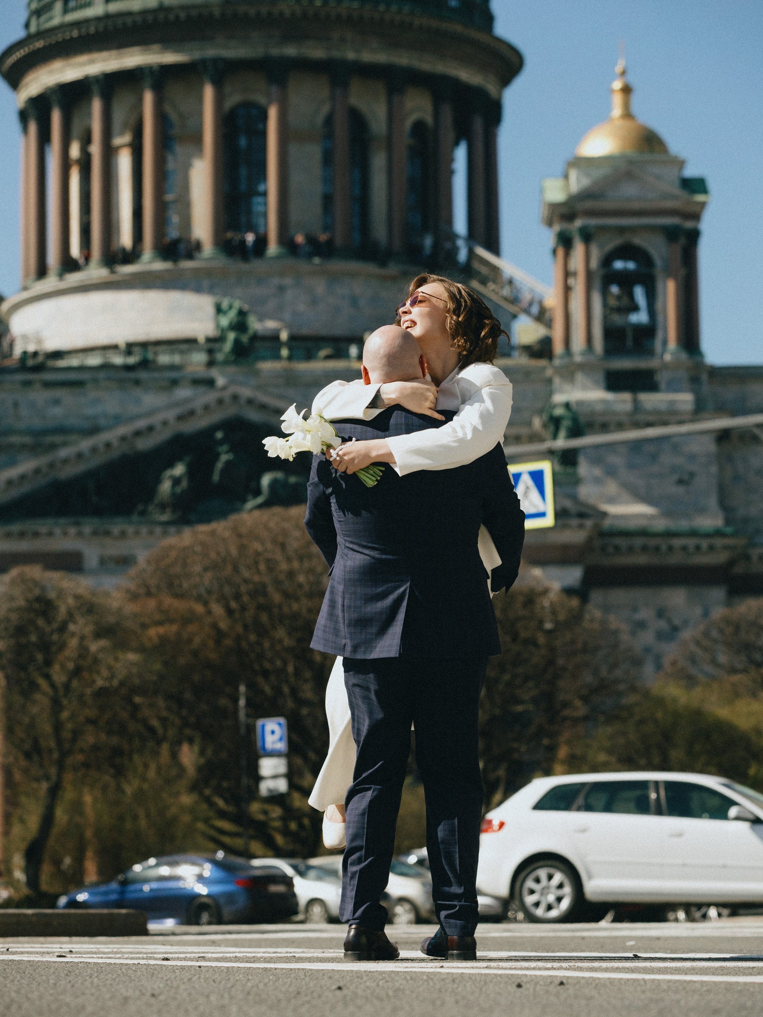 Свадебная фотосессия в Питере из Москвы. Свадебный фотограф СПБ