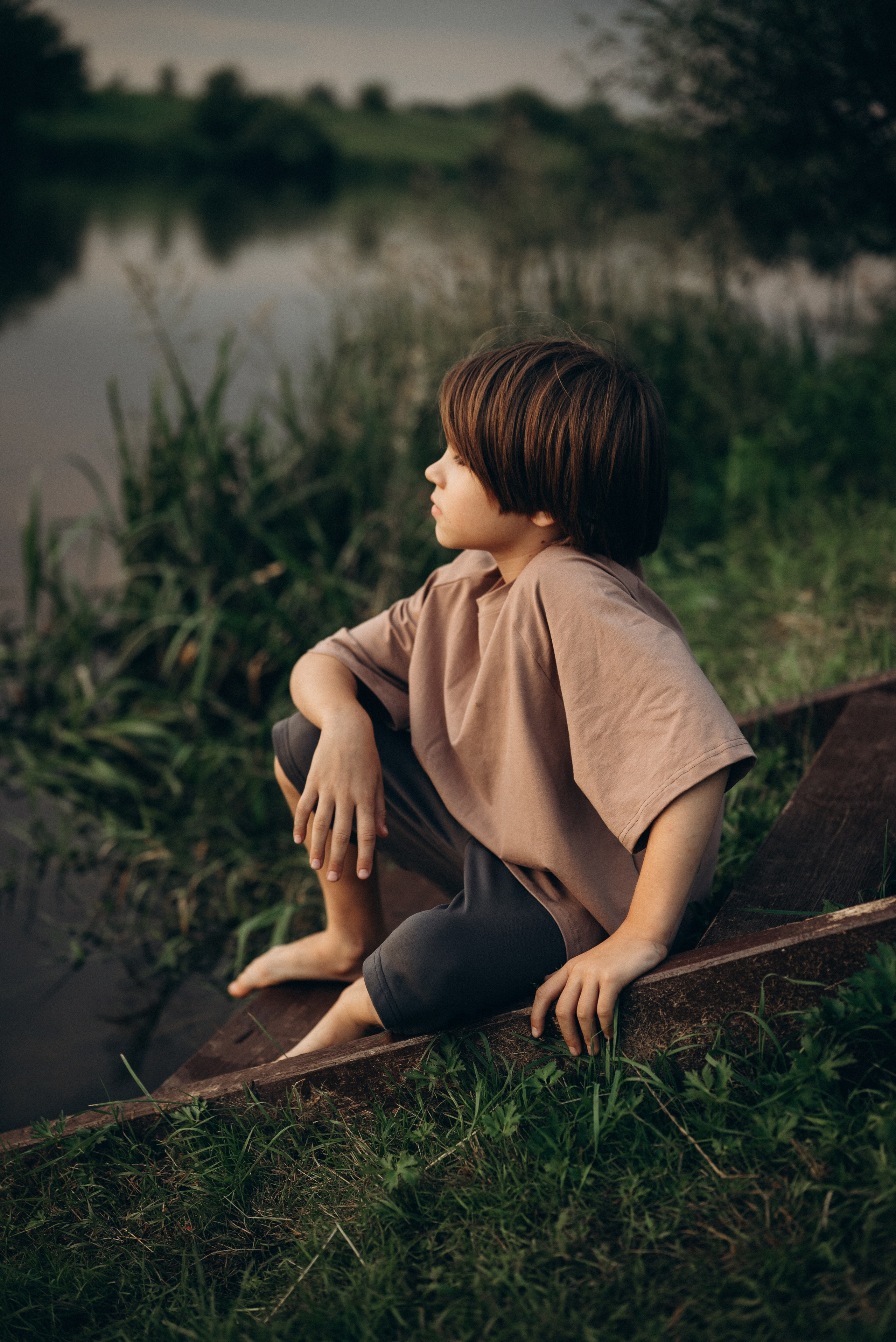 Игры на закате. Семейный фотограф в Москве Дарья Пузикова