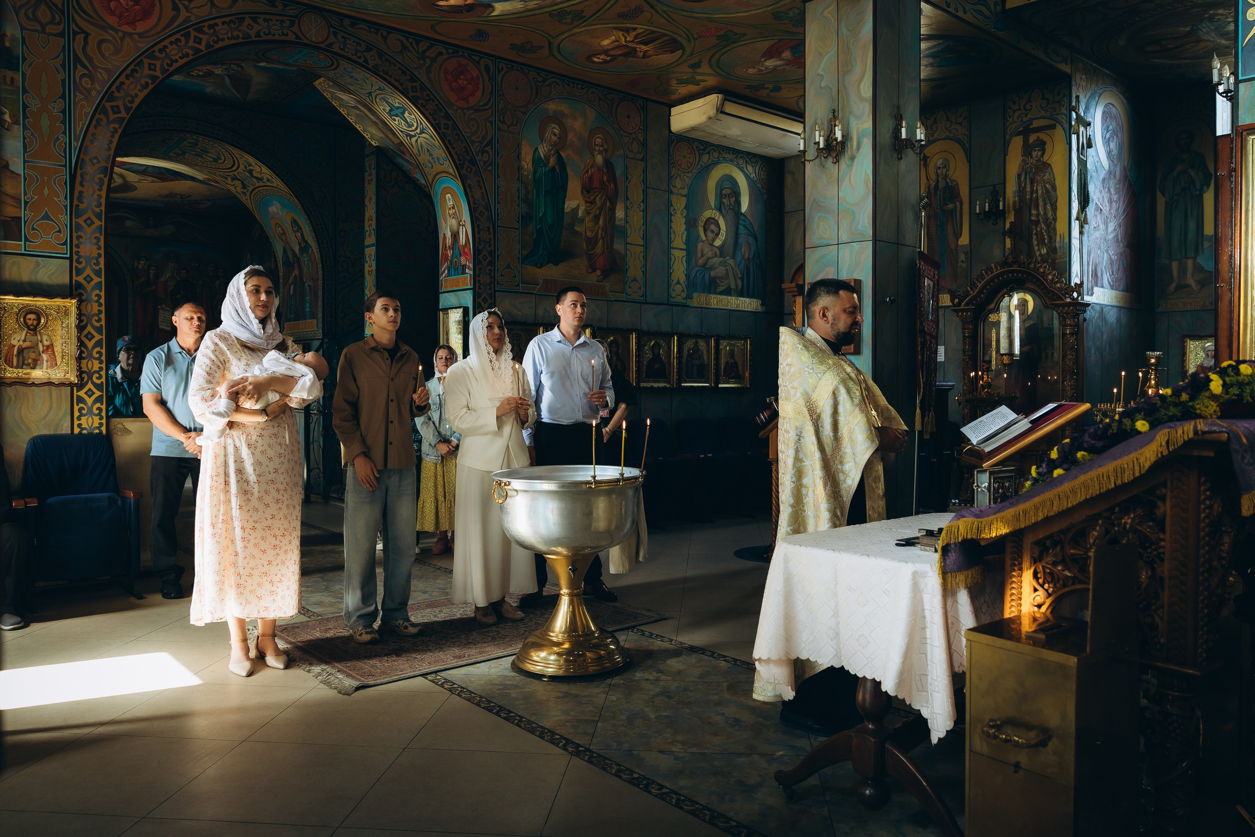Таинство Крещения Ильи. Фотограф в Краснодаре Алла Потоцкая