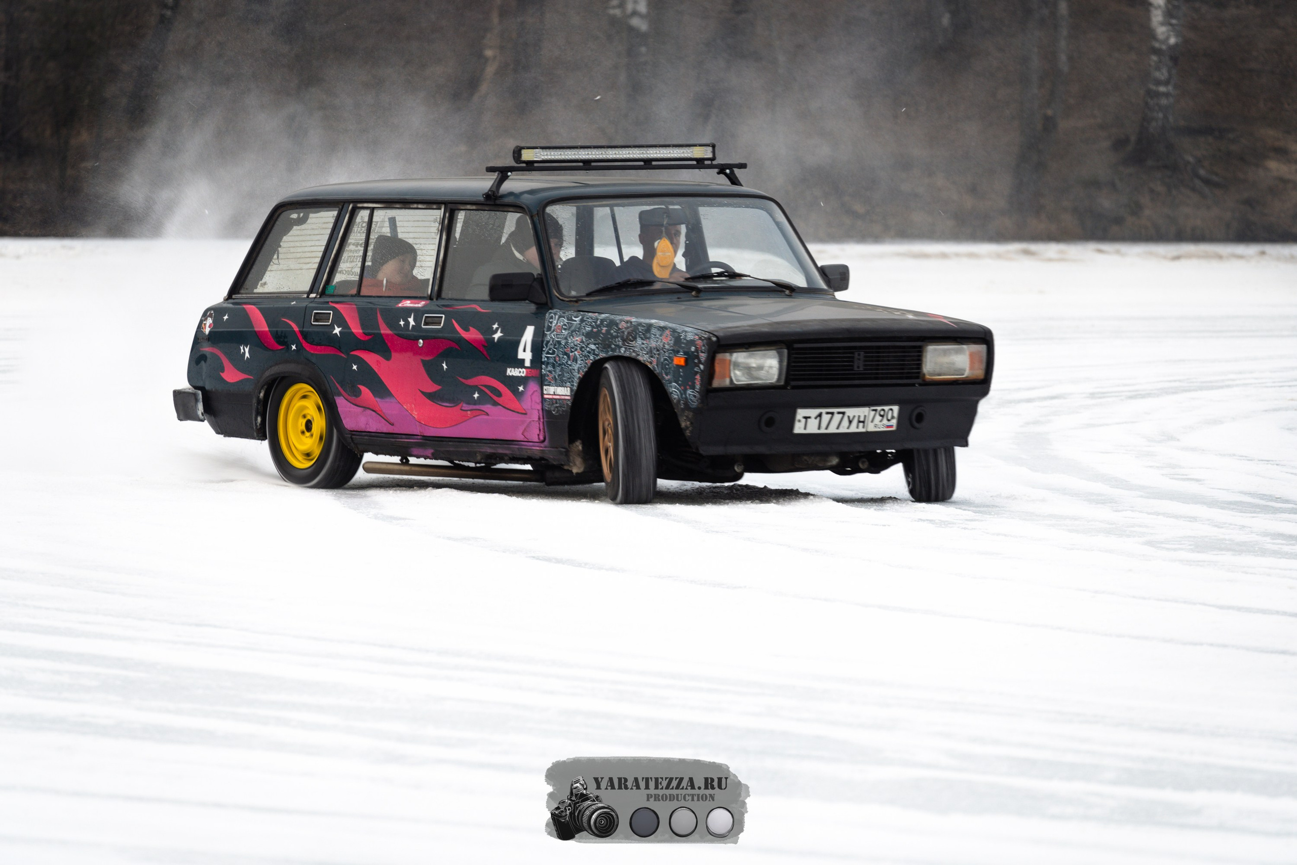 Тренировочный день на ледовой трассе. Yaratezza production