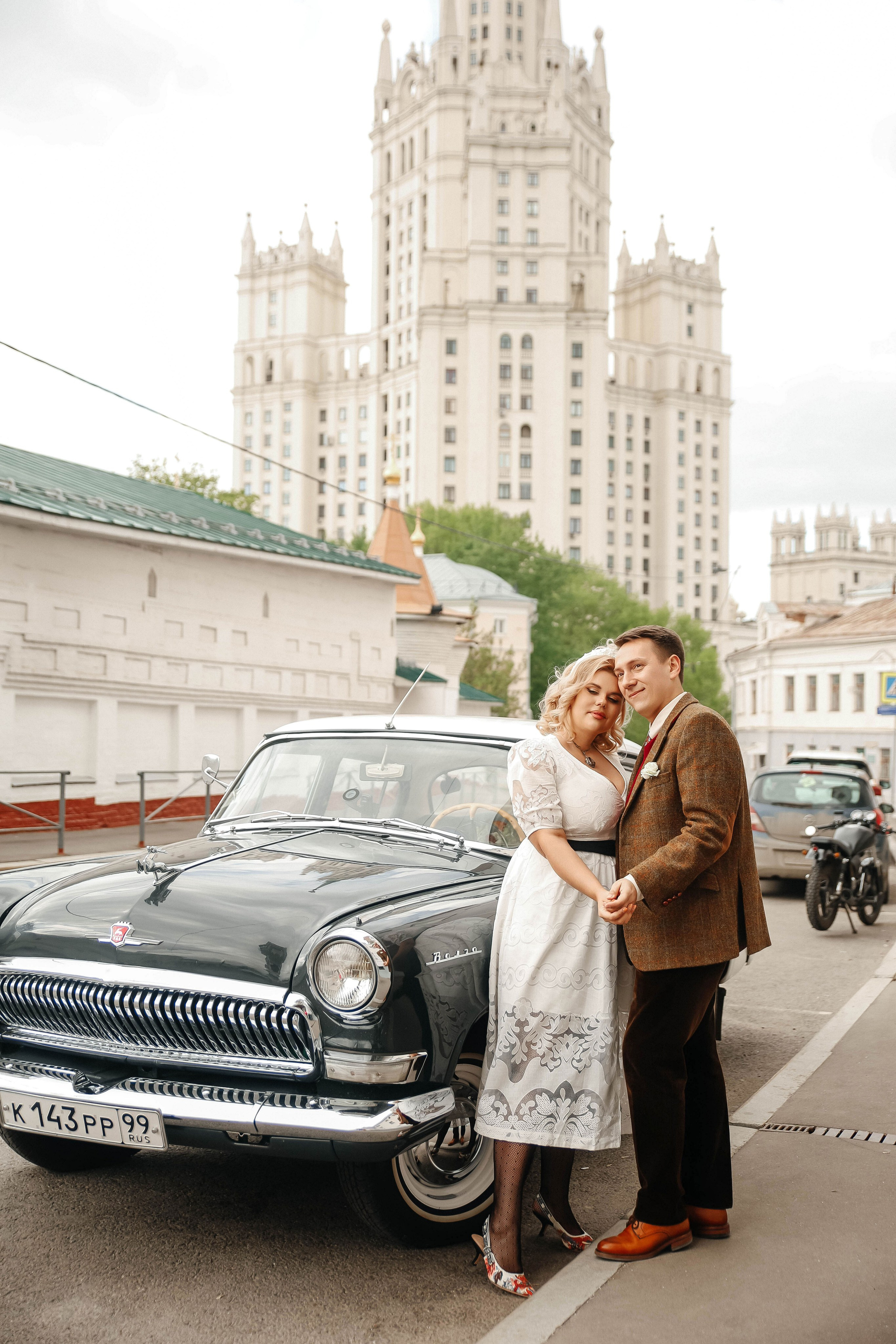 Свадебная фотосессия в стиле ретро. Свадебный и семейный фотограф в Москве