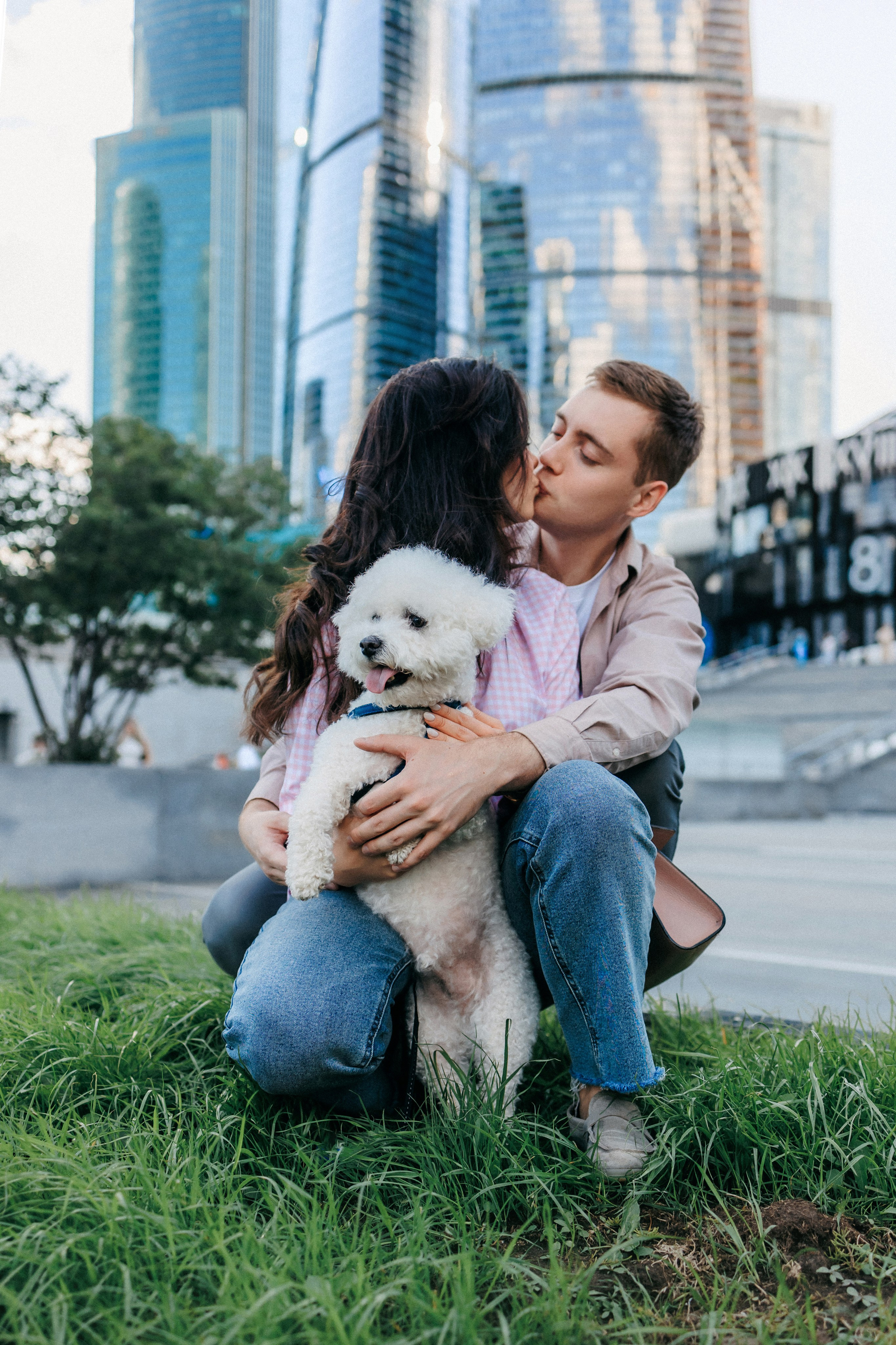 Марина, Данил и Бруно. Фотограф-анималист Елена Радченко, Москва