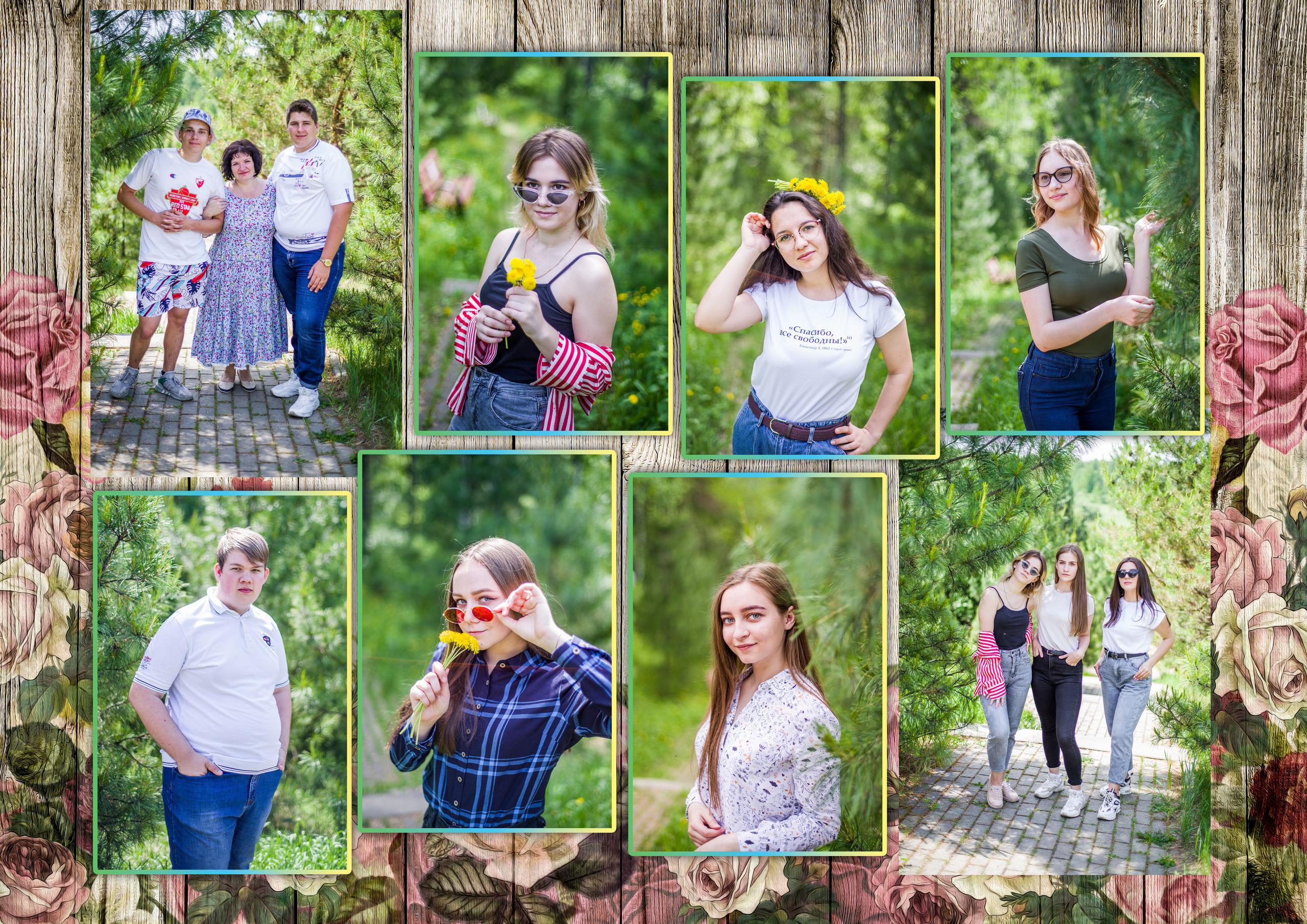 Страницы фотокниги выпускников 11 класса. Фотограф в Мариинске Кемеровской Области Алёна Соловьёва