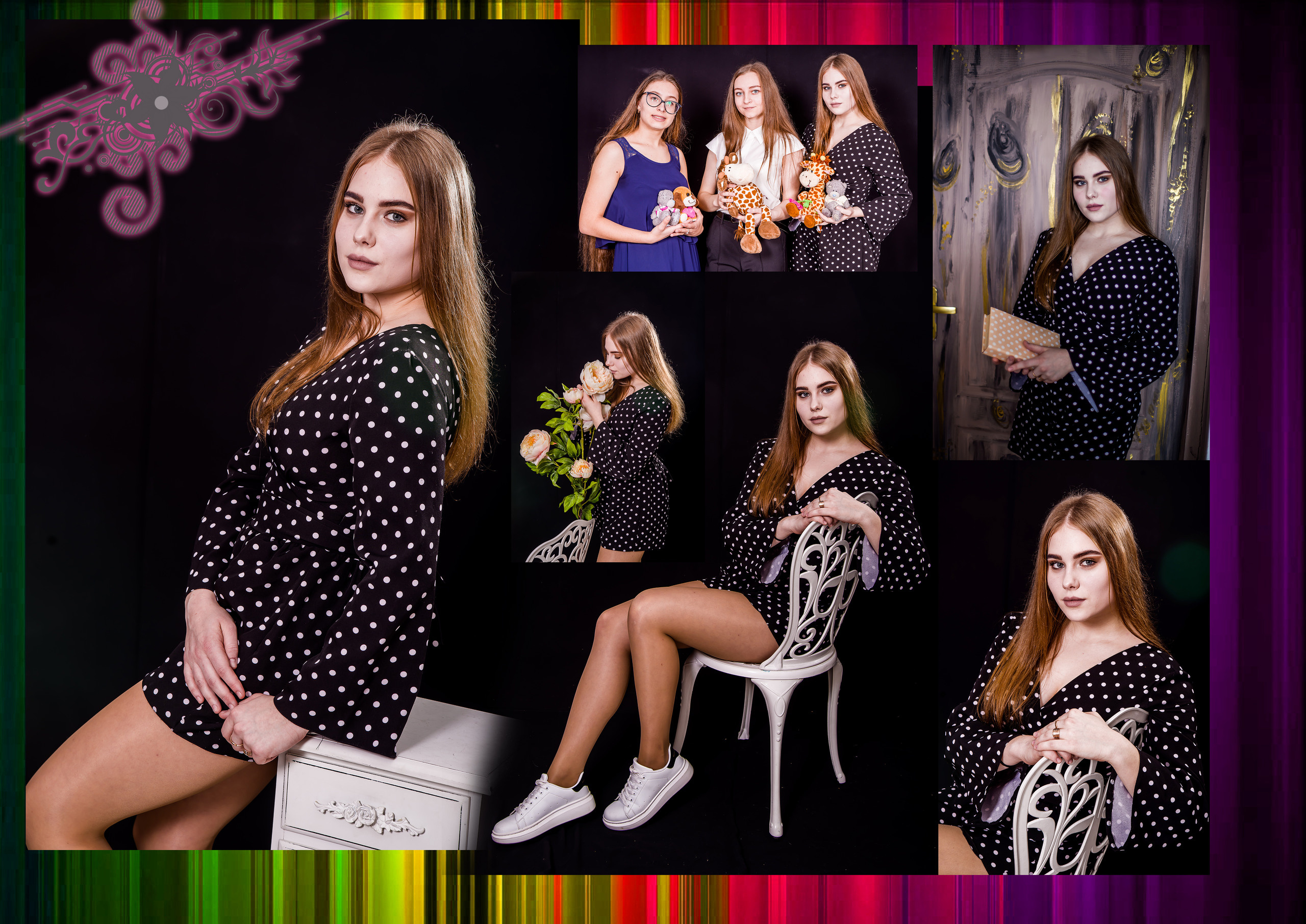 Страницы фотокниги выпускников 11 класса. Фотограф в Мариинске Кемеровской Области Алёна Соловьёва