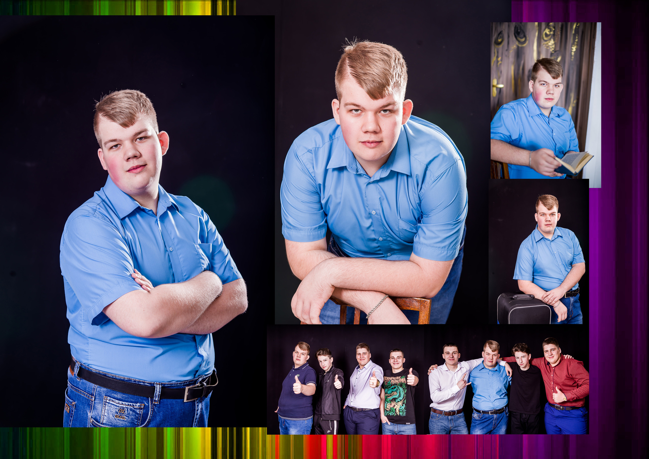 Страницы фотокниги выпускников 11 класса. Фотограф в Мариинске Кемеровской Области Алёна Соловьёва